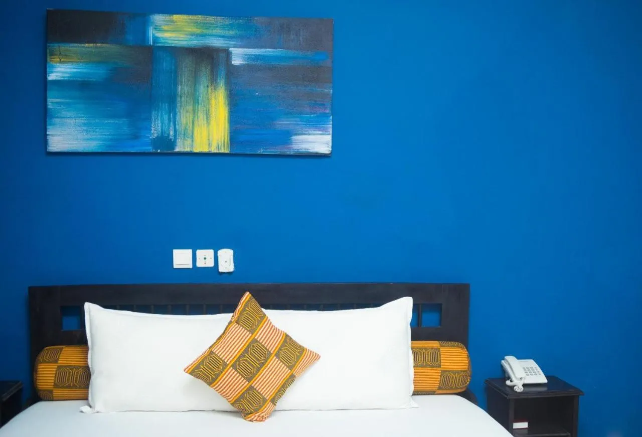 Bed in Hôtel Seaside
