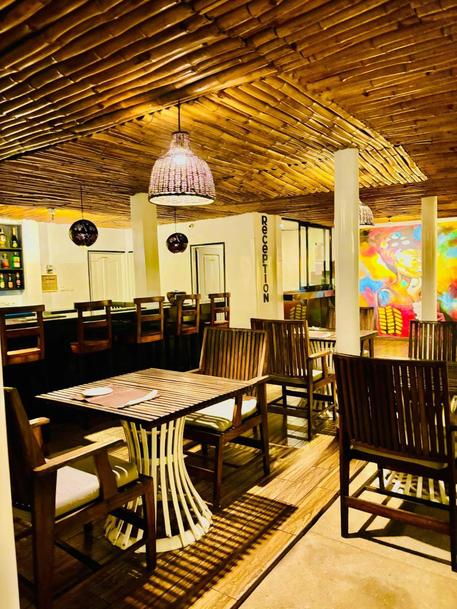 Lounge or bar in Hôtel Seaside