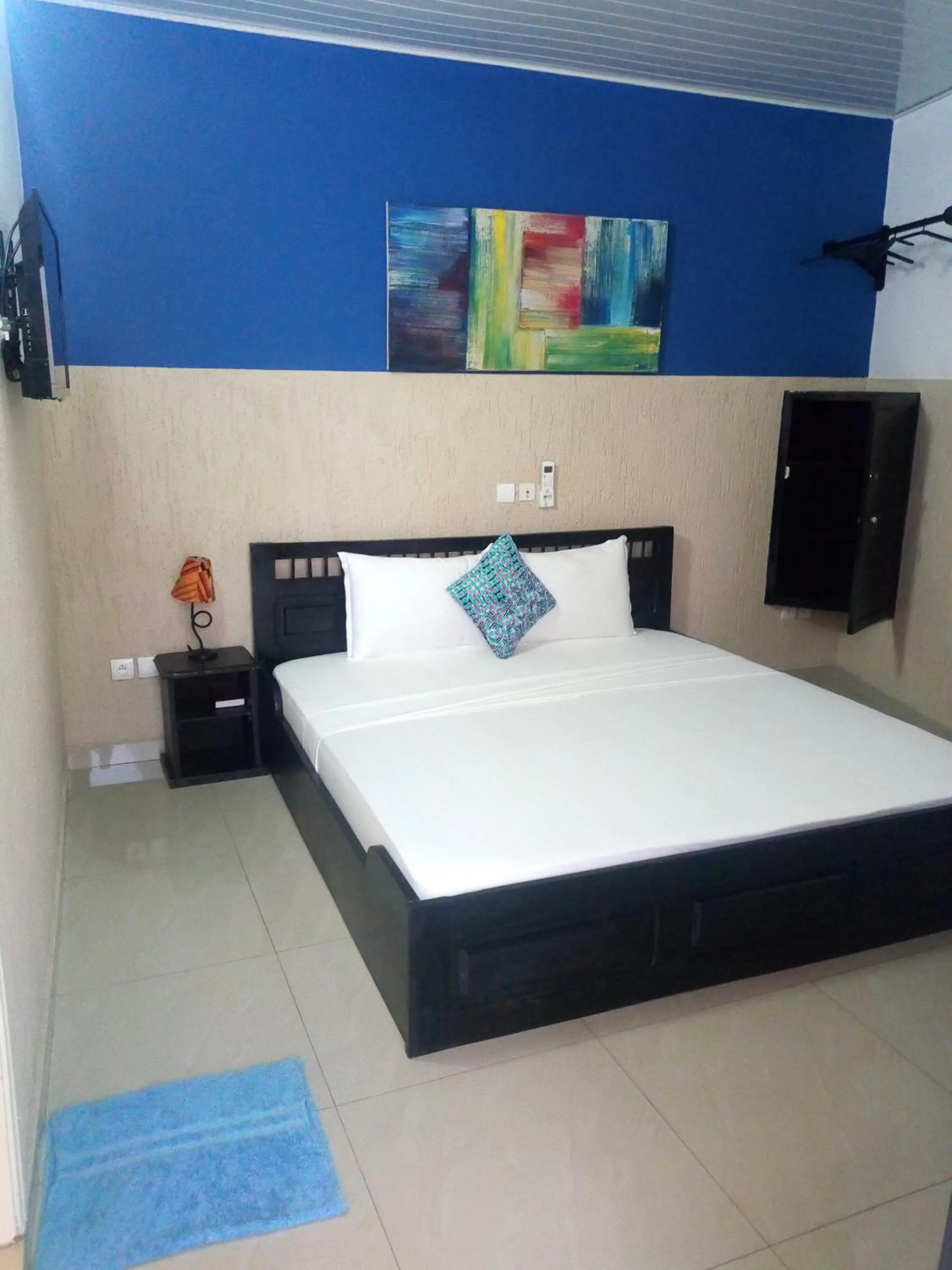 Bed in Hôtel Seaside
