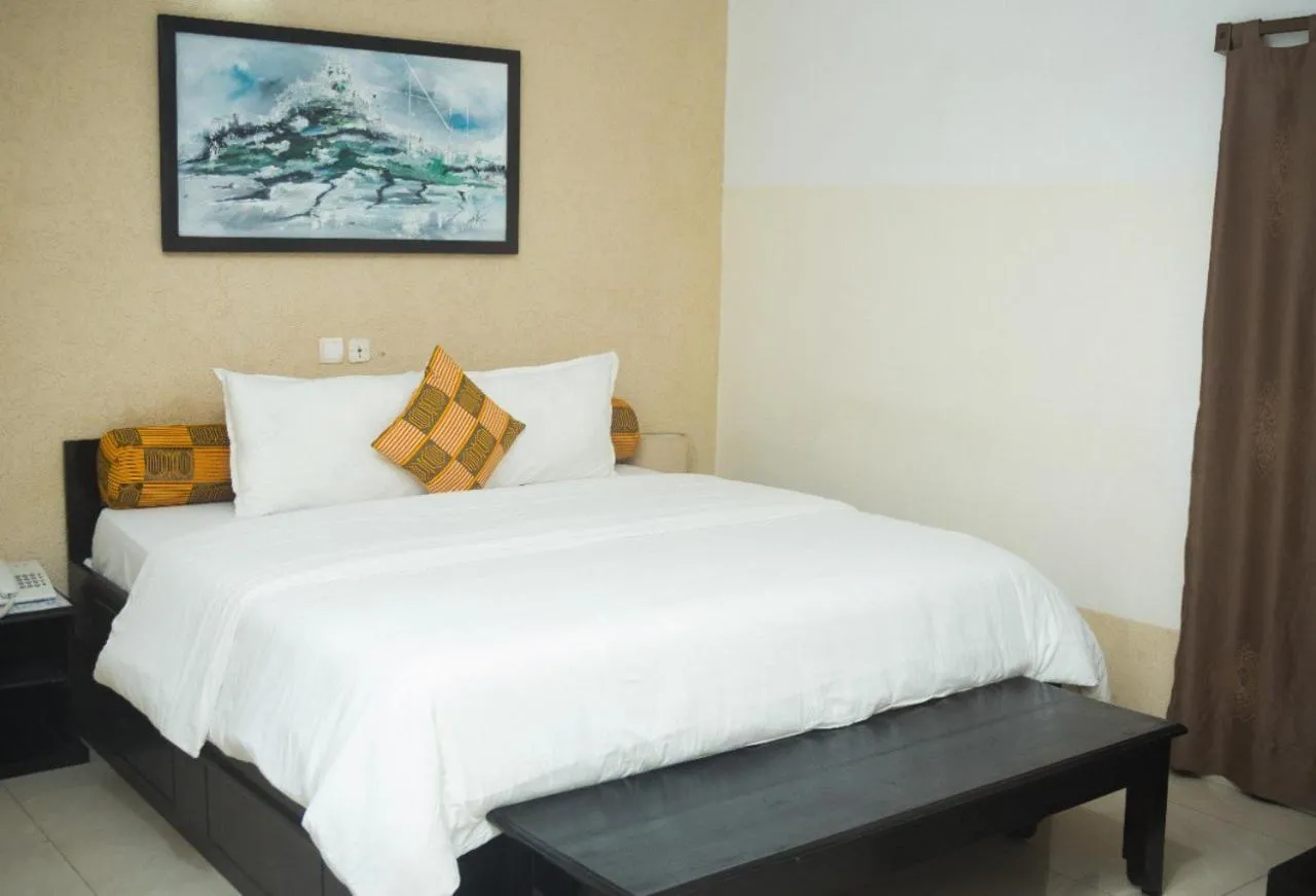 Bed in Hôtel Seaside