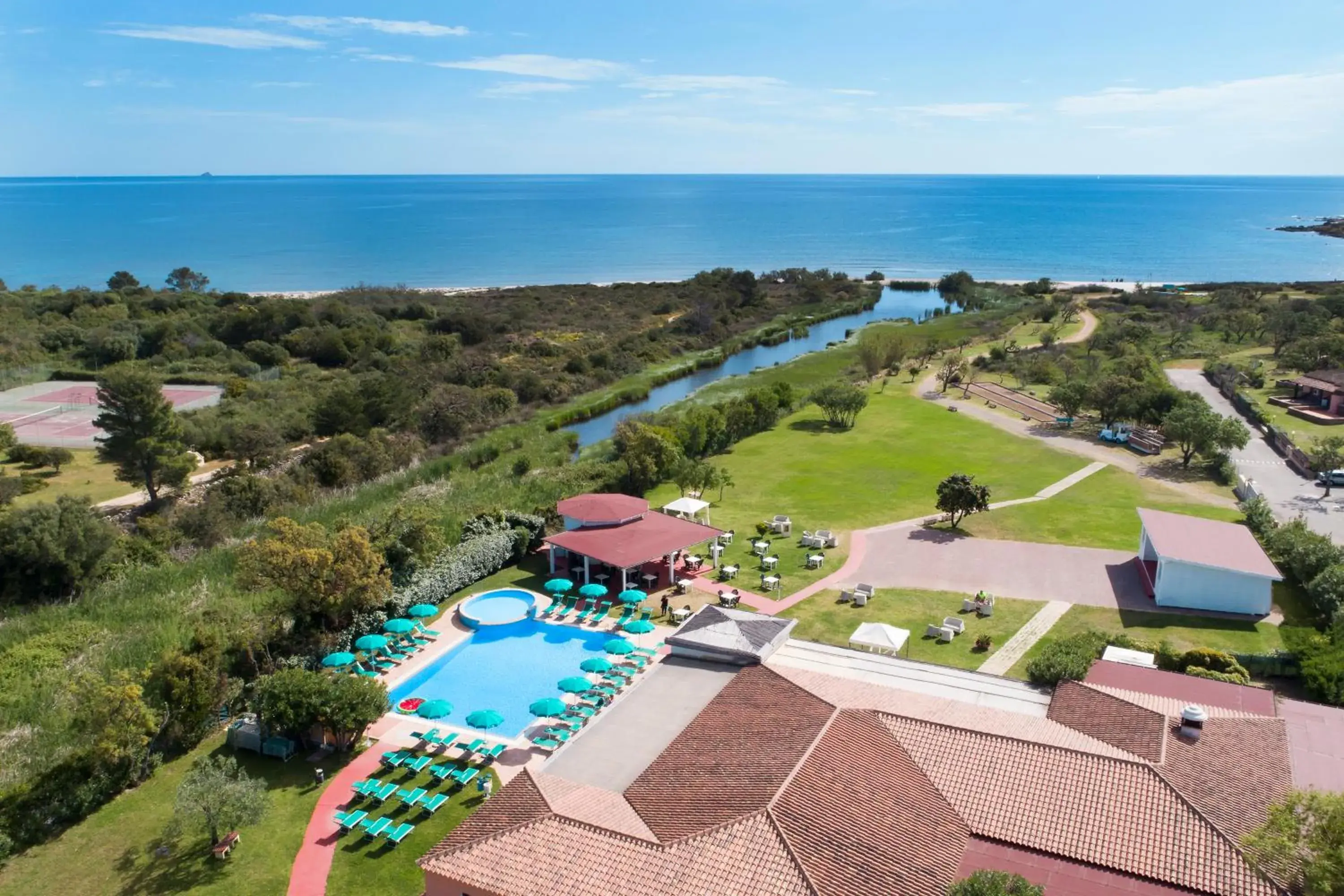 Bird's eye view in Li Suari Club Village Bird's eye view in Li Suari Club Village