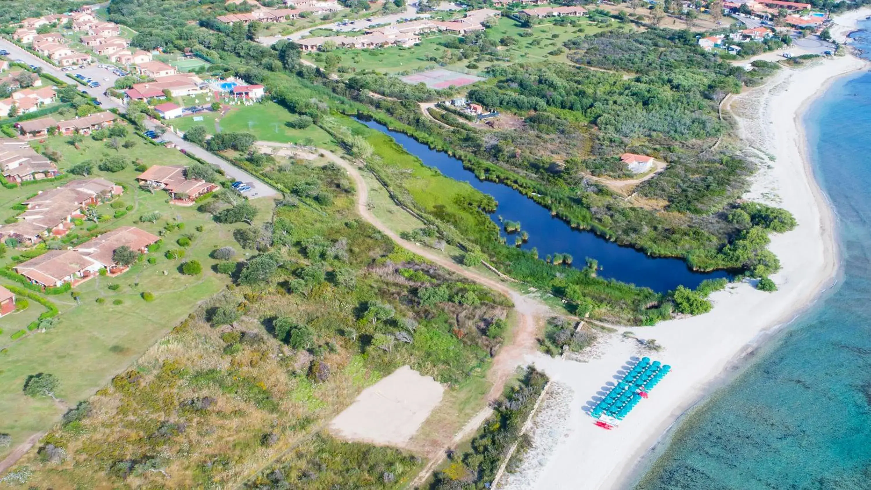 Bird's eye view in Li Suari Club Village Bird's eye view in Li Suari Club Village