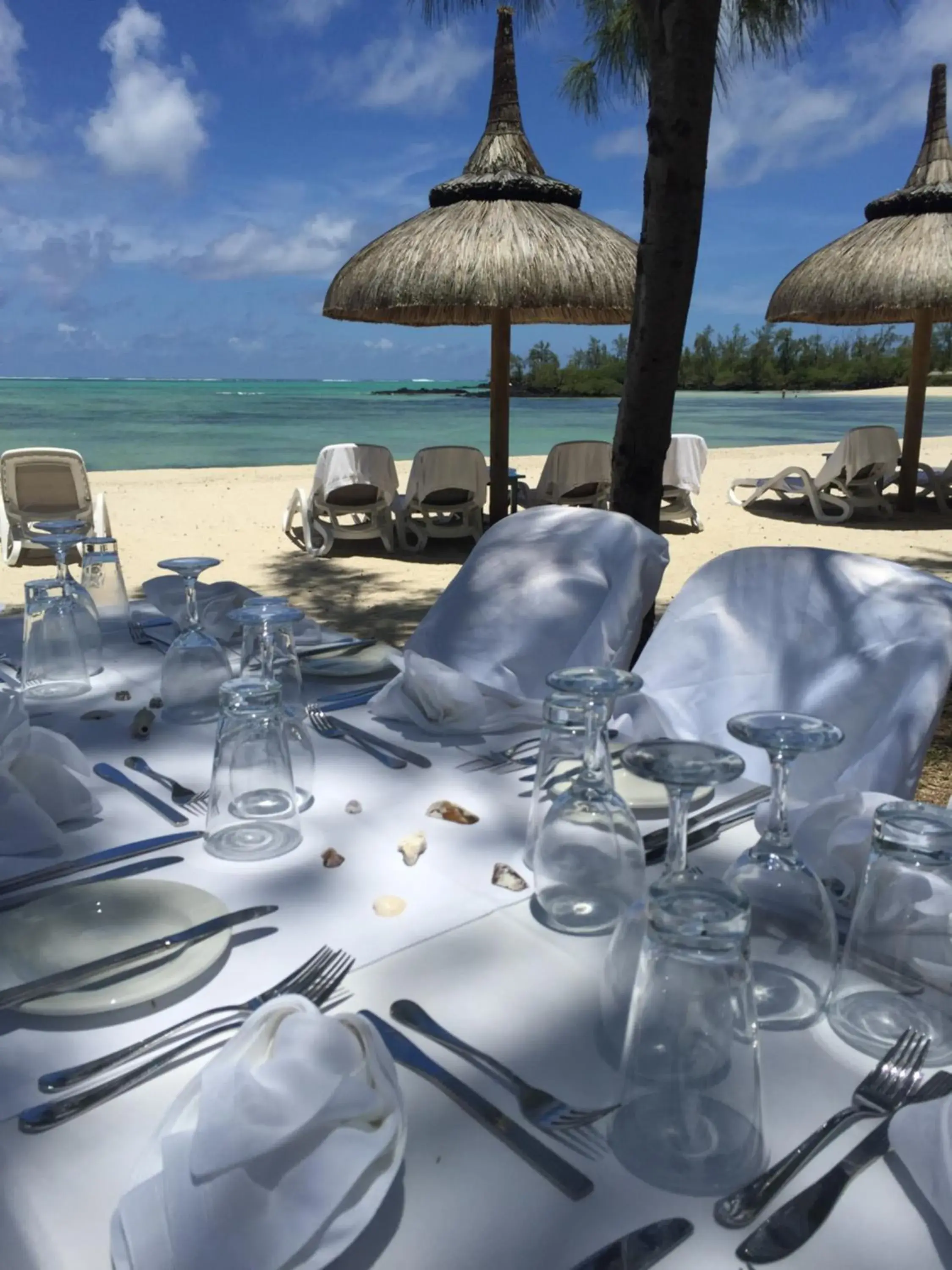 Sea view in Bubble Lodge Ile aux Cerfs Island Sea view in Bubble Lodge Ile aux Cerfs Island