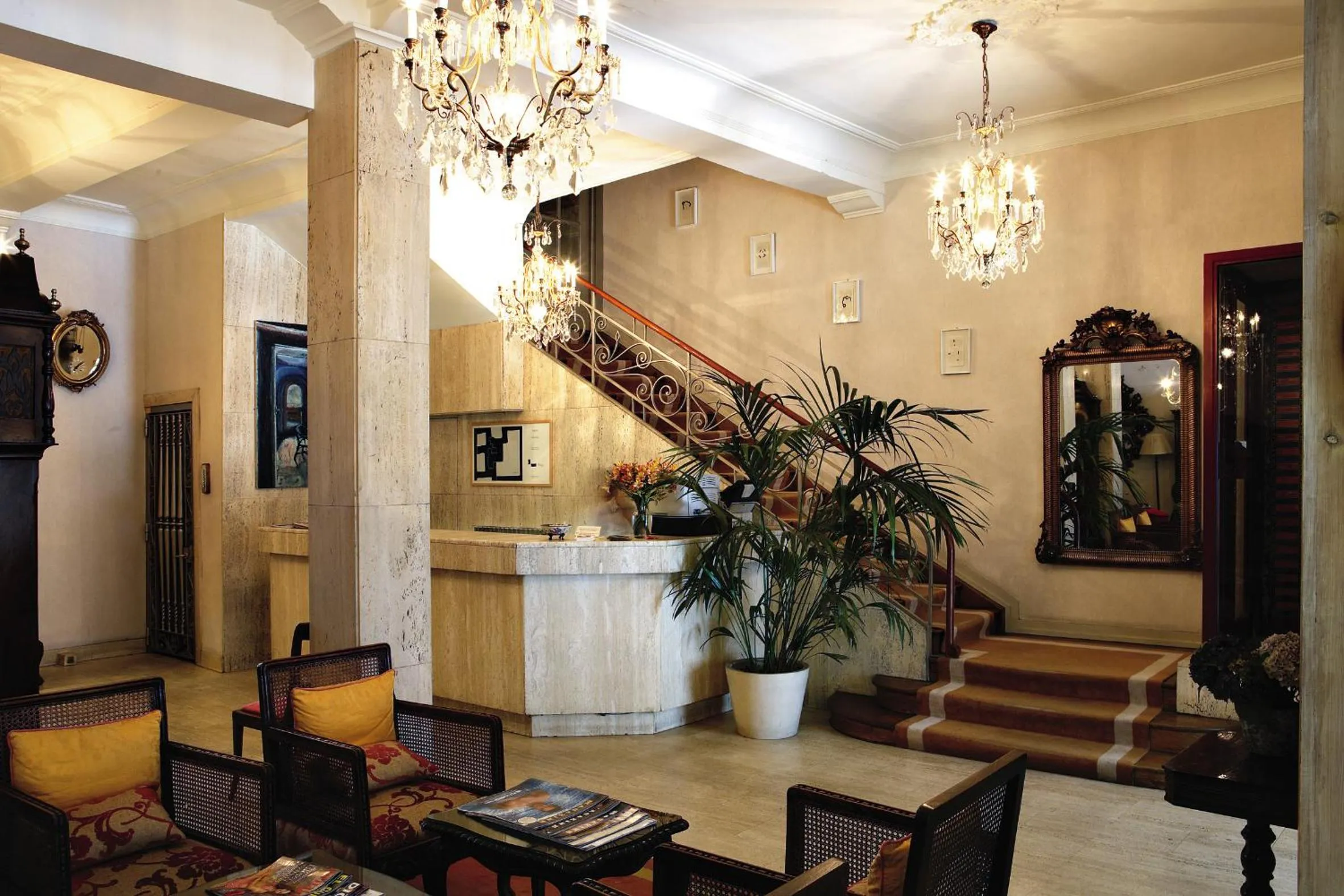 Lobby or reception in Hotel Niza