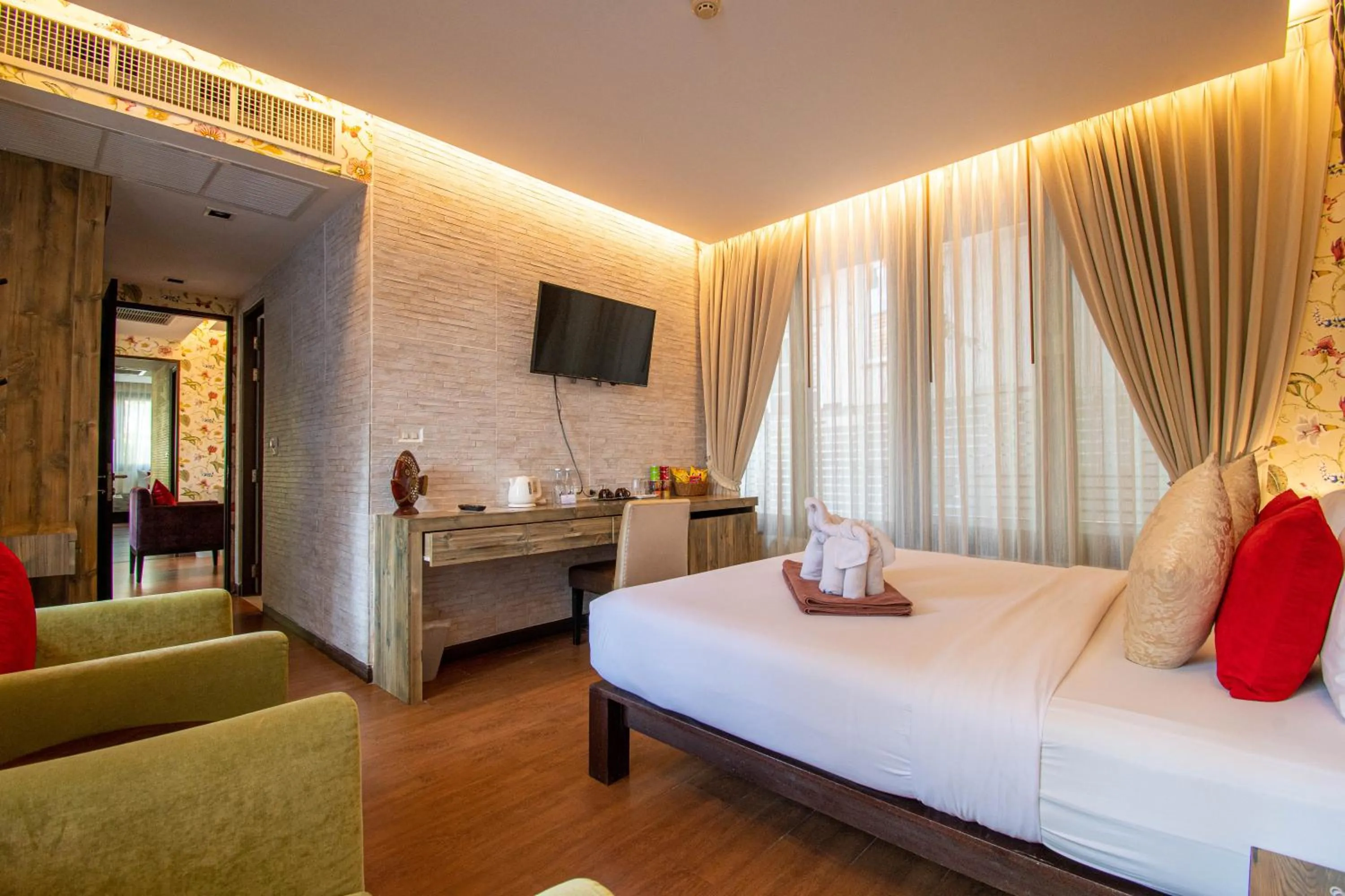 Bedroom, Bed in Samed Pavilion Resort