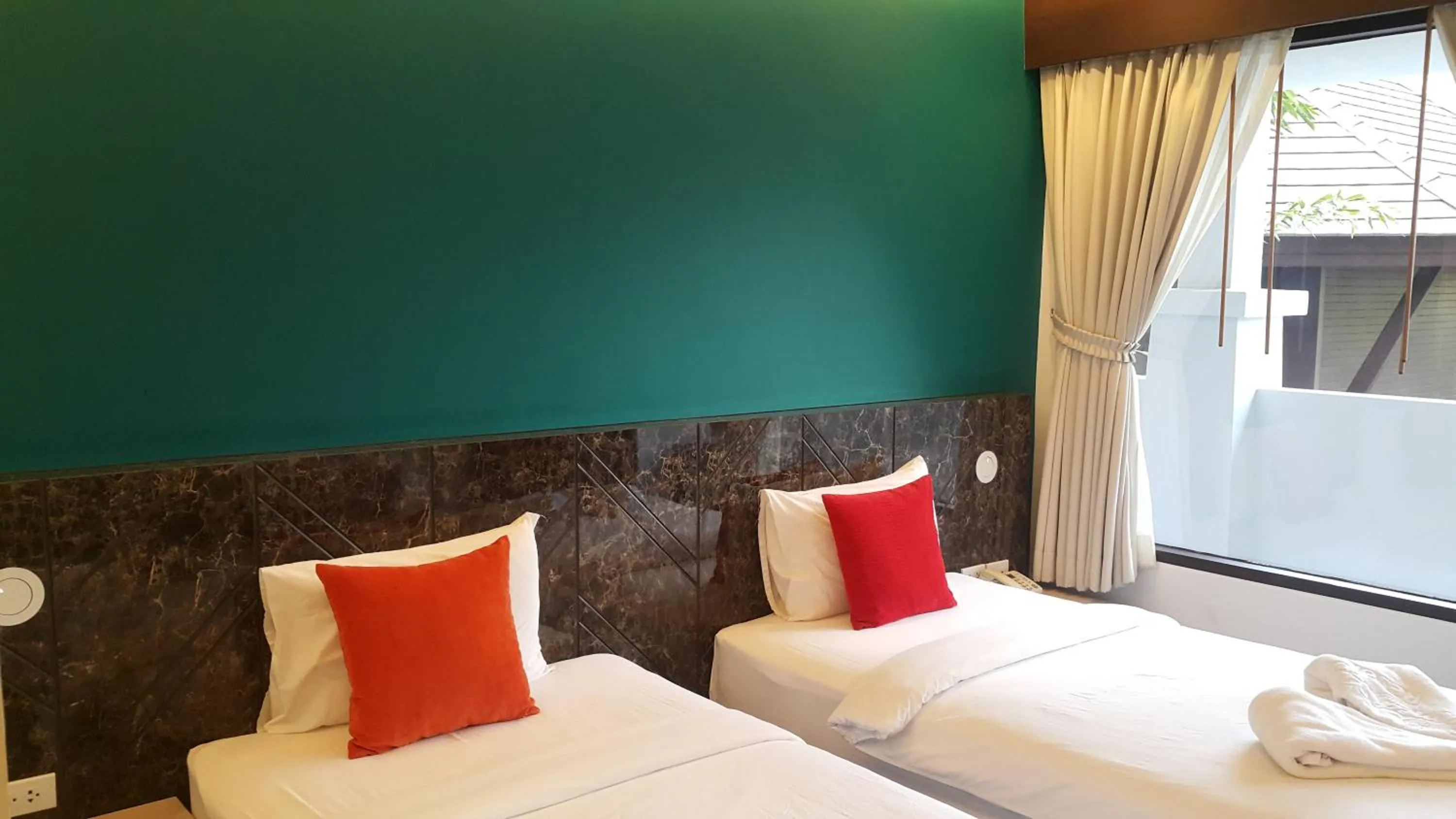 Bed in Samed Pavilion Resort