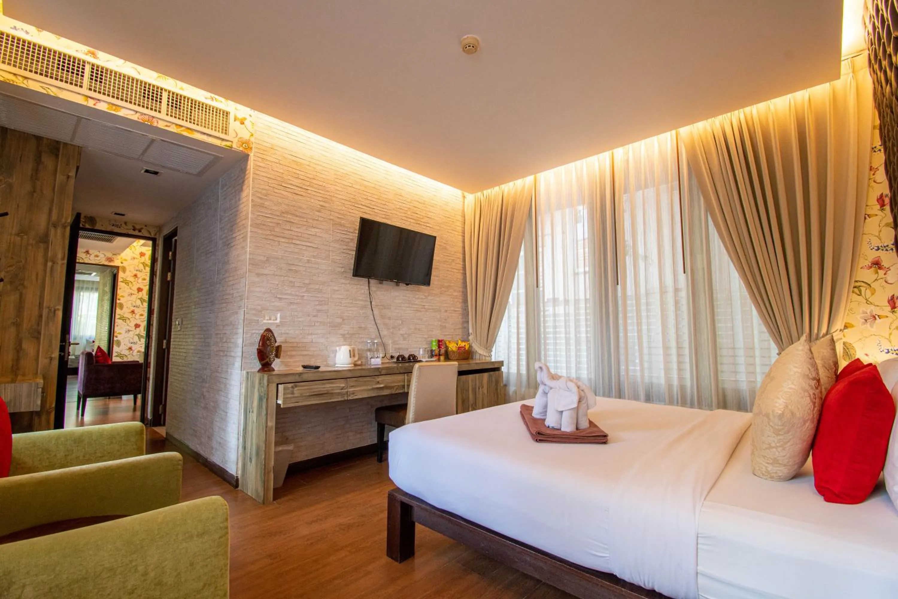 Bedroom, Bed in Samed Pavilion Resort