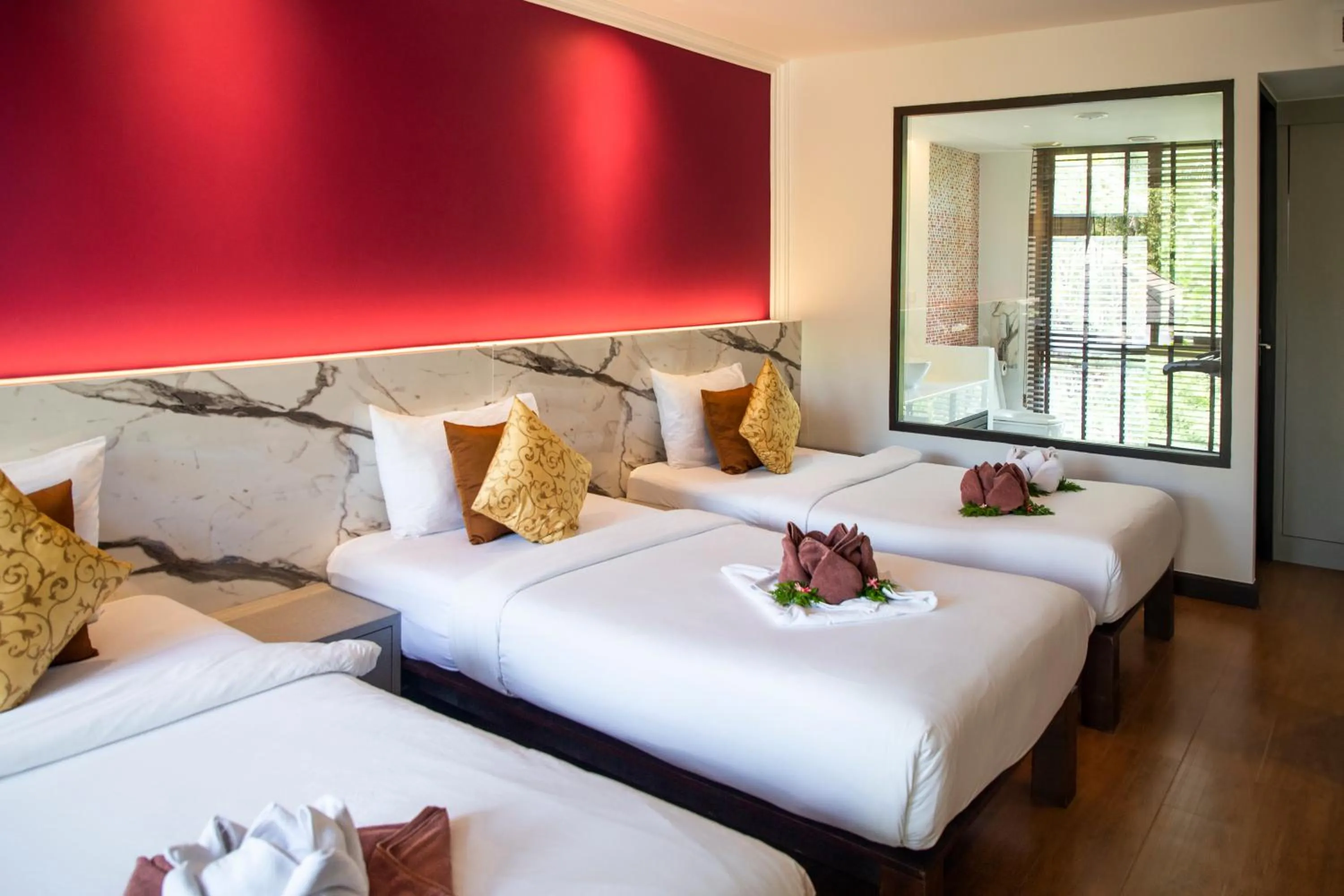 Bed in Samed Pavilion Resort