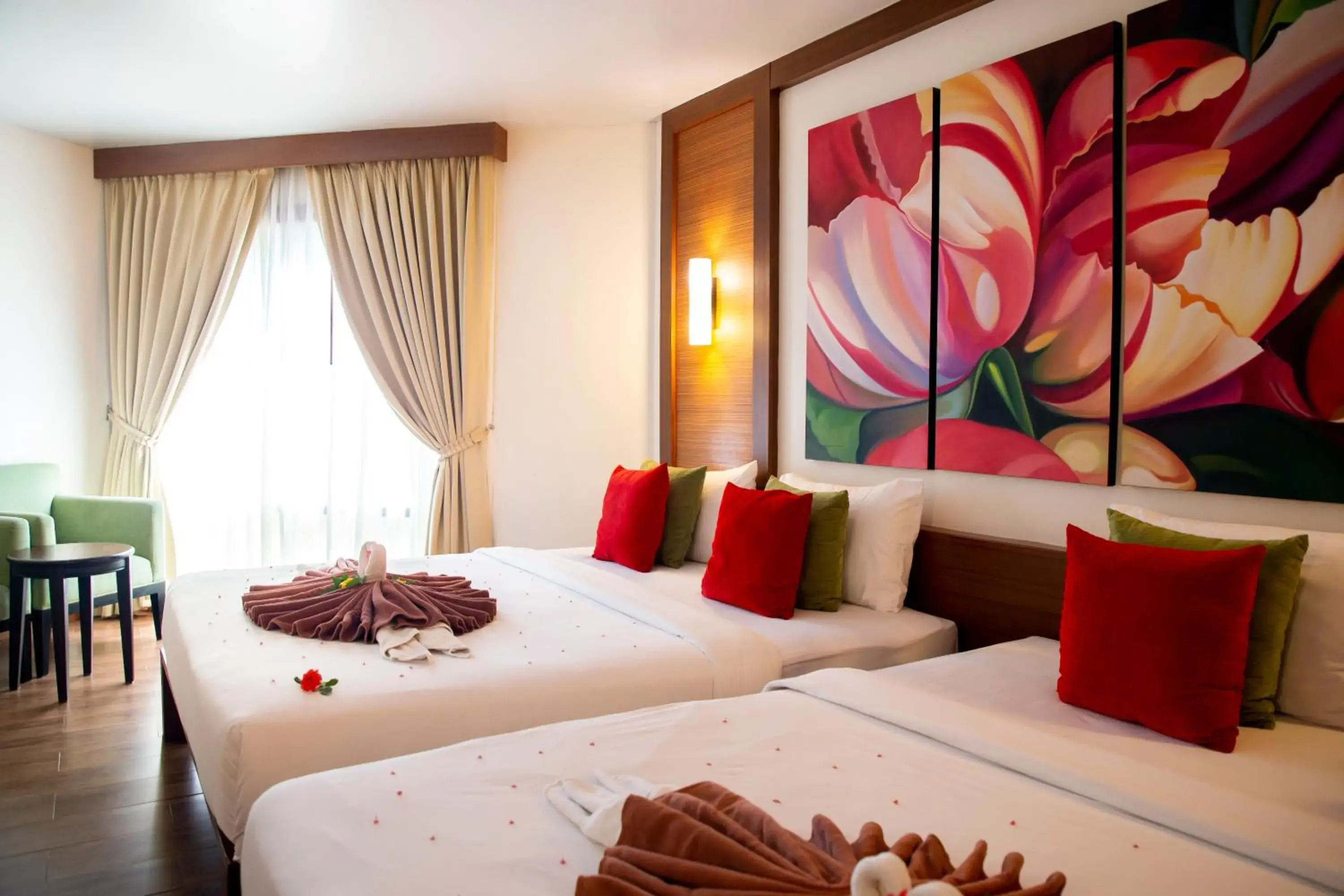 Bed in Samed Pavilion Resort Bed in Samed Pavilion Resort