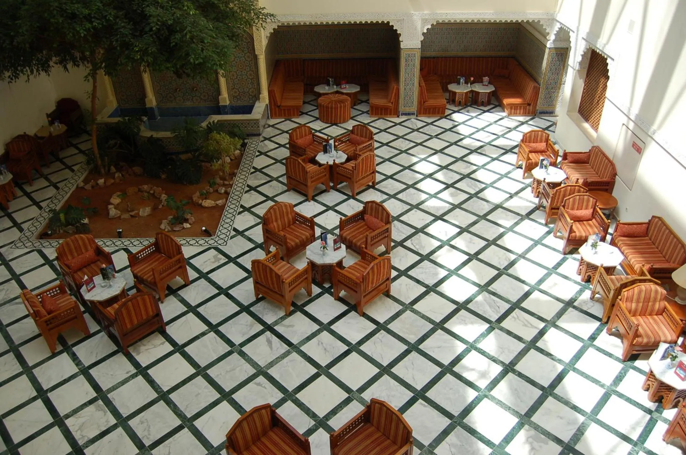 Seating area in Amir Palace