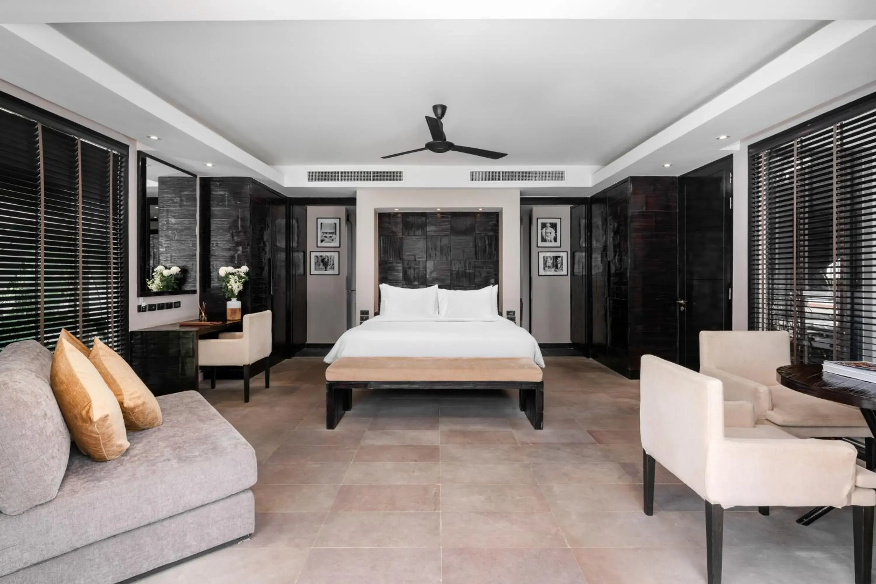 Bedroom, Bed in Nikki Beach Resort & Spa Koh Samui Bedroom, Bed in Nikki Beach Resort & Spa Koh Samui