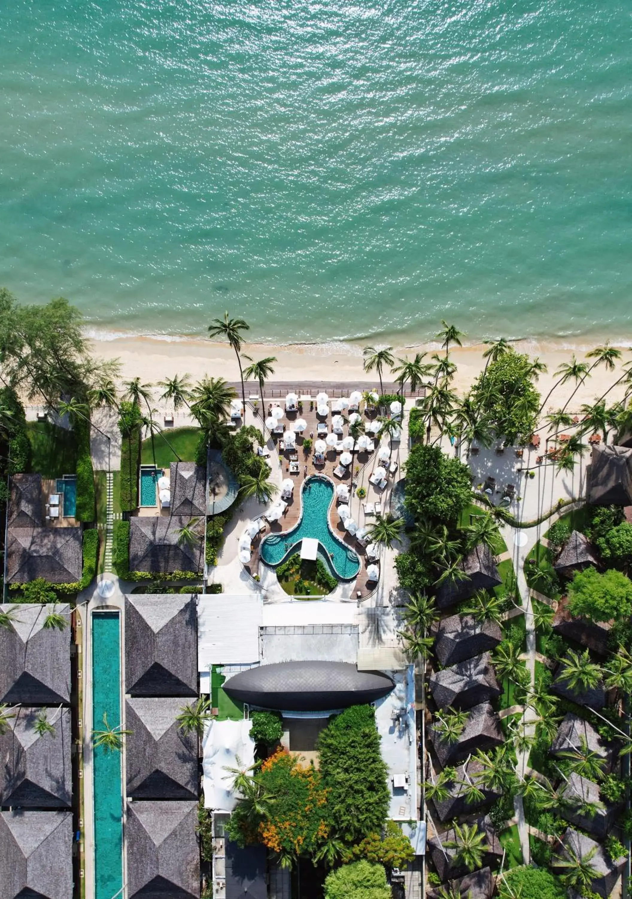 Bird's eye view in Nikki Beach Resort & Spa Koh Samui Bird's eye view in Nikki Beach Resort & Spa Koh Samui
