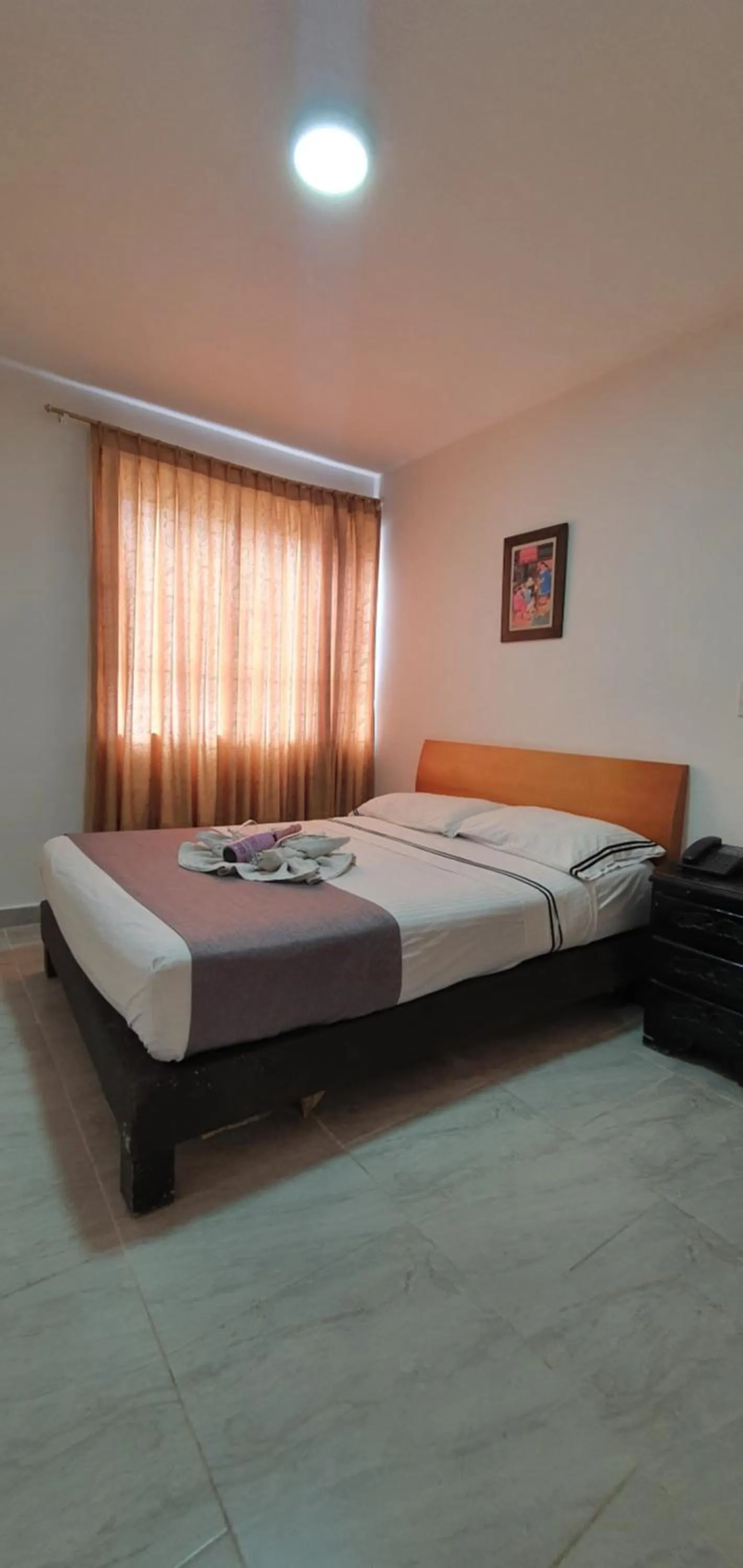 Bed in Hotel Gran Imperio