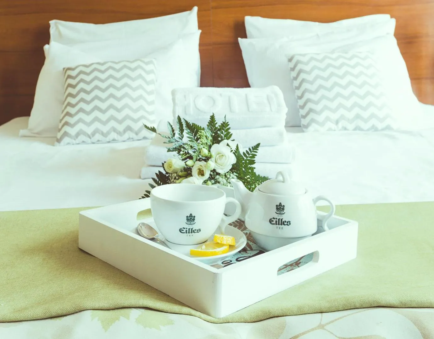 Bed in Hotel Barlinek