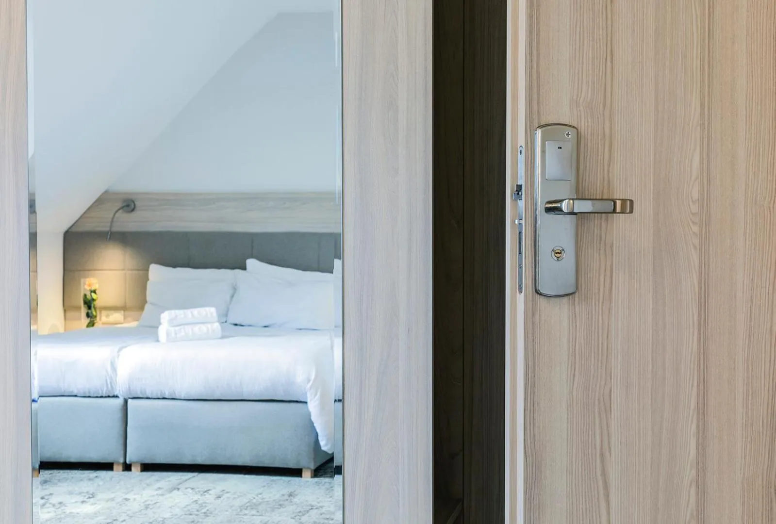 Bed in Hotel Barlinek