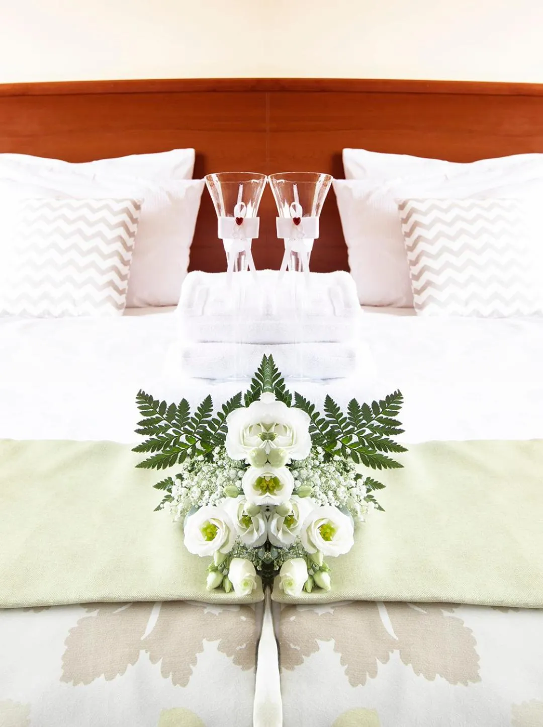 Bed in Hotel Barlinek