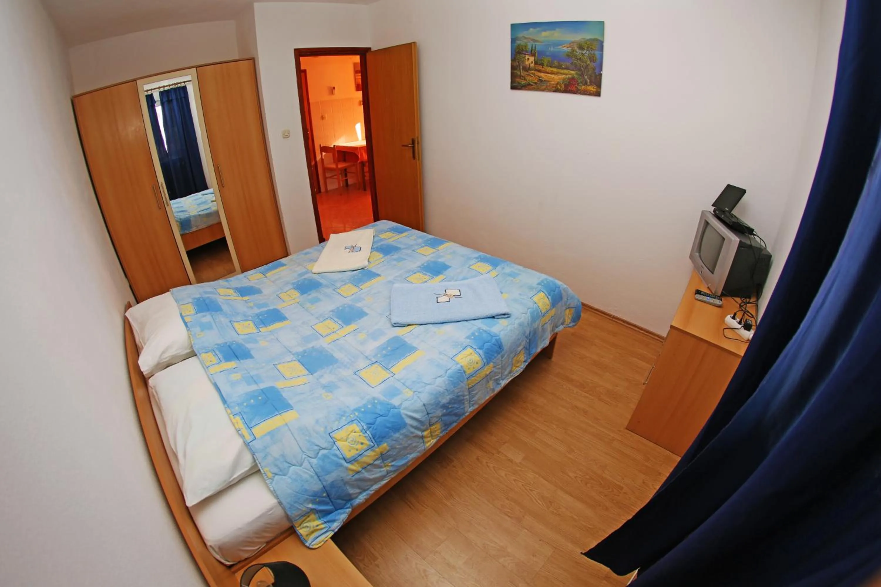 Bedroom, Bed in Apartments and Rooms Zvjezdana