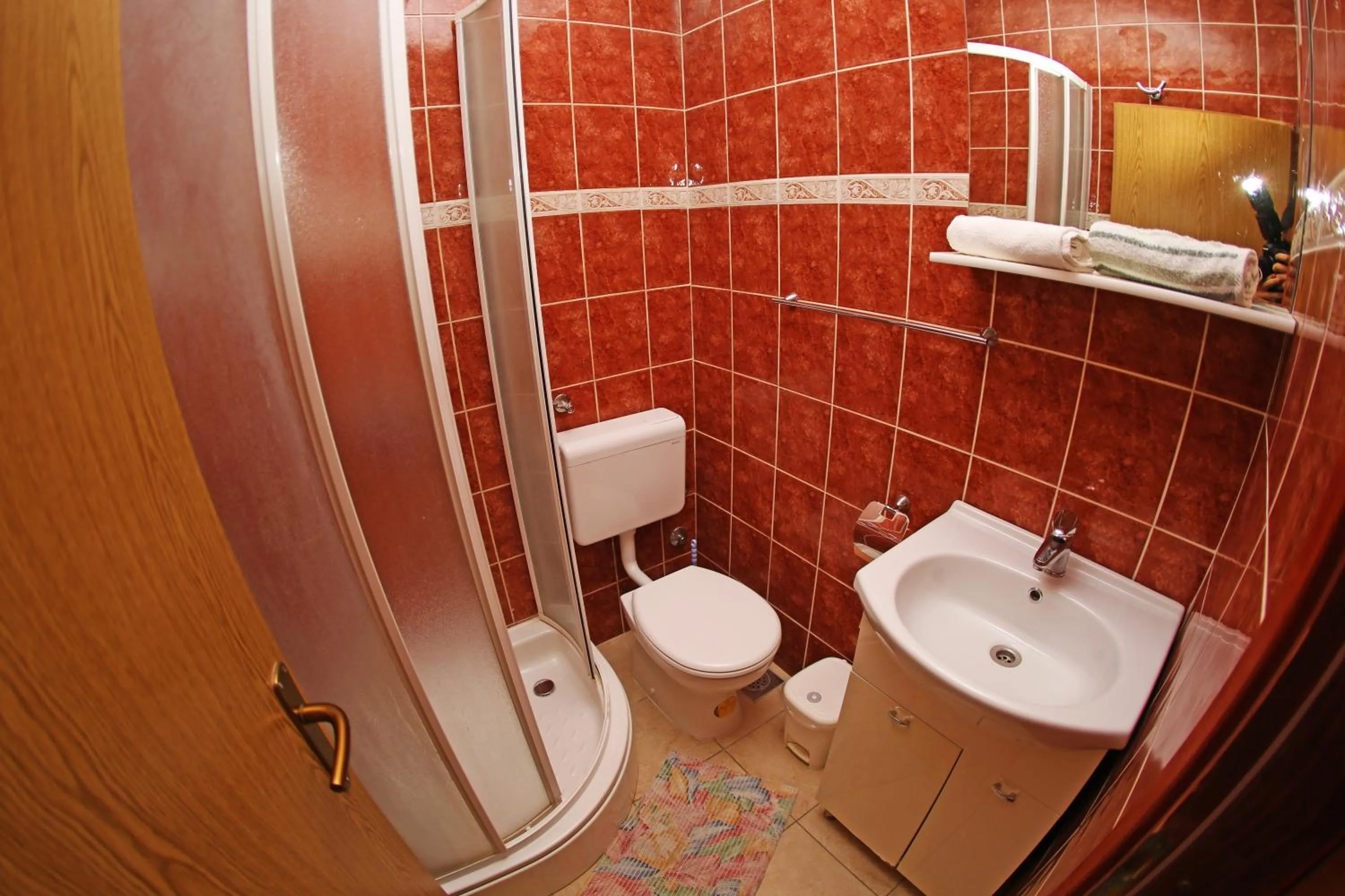 Bathroom in Apartments and Rooms Zvjezdana