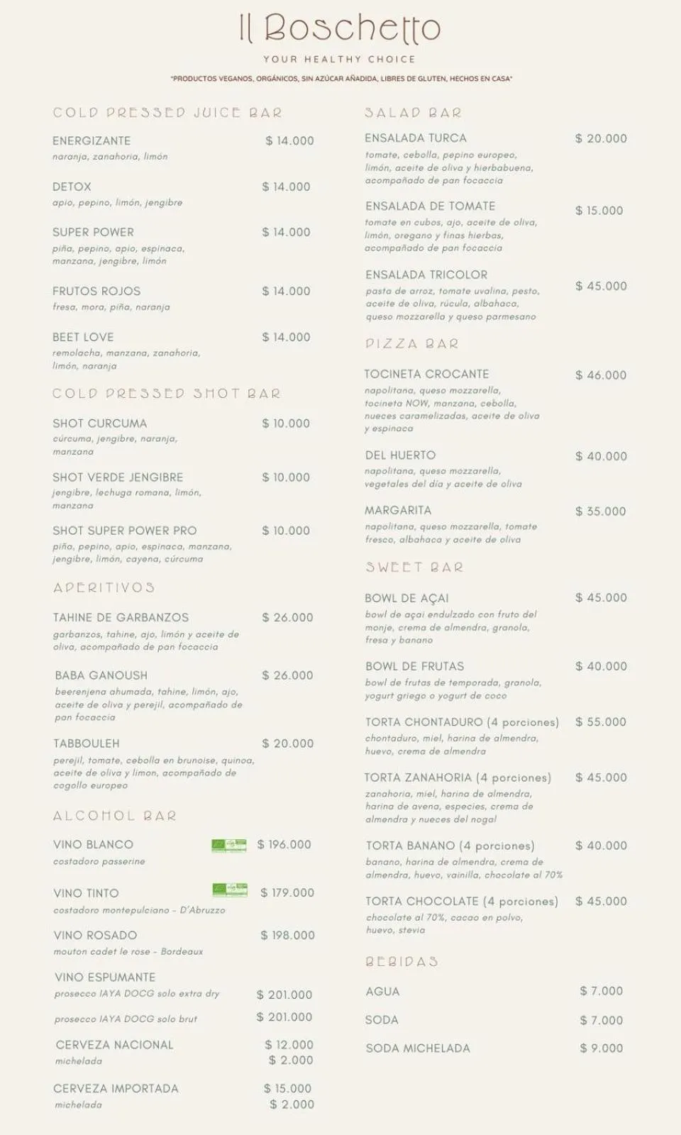 Restaurant/places to eat in Now Hotel Cali