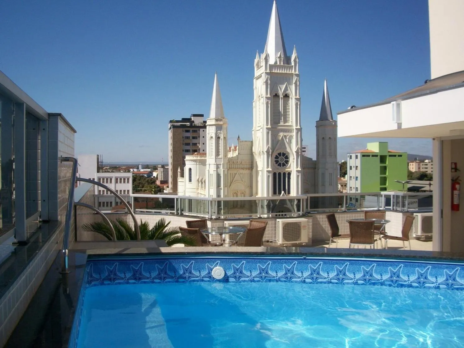 Pool view in Executivo Hotel
