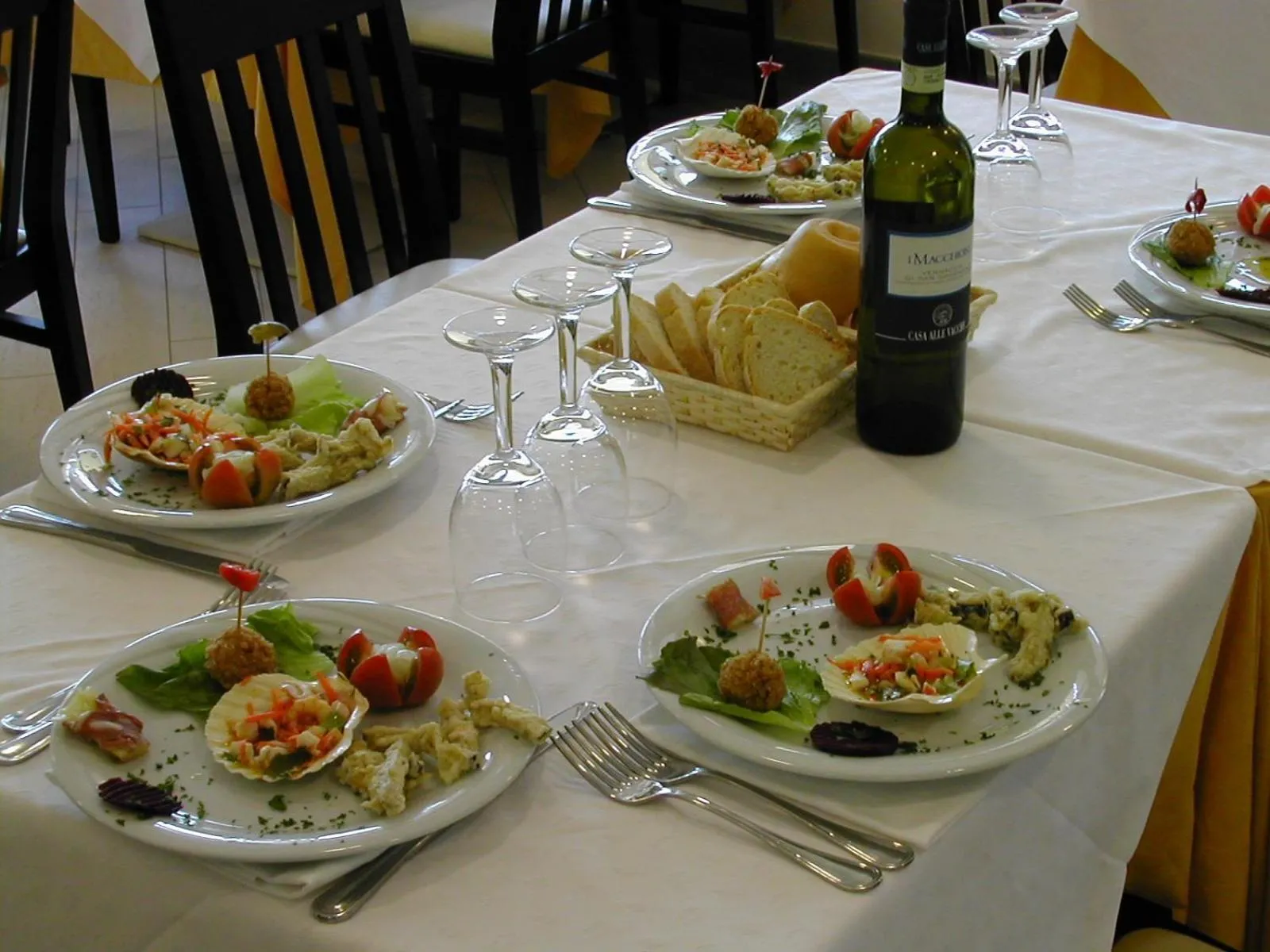 Food in Hotel Flora