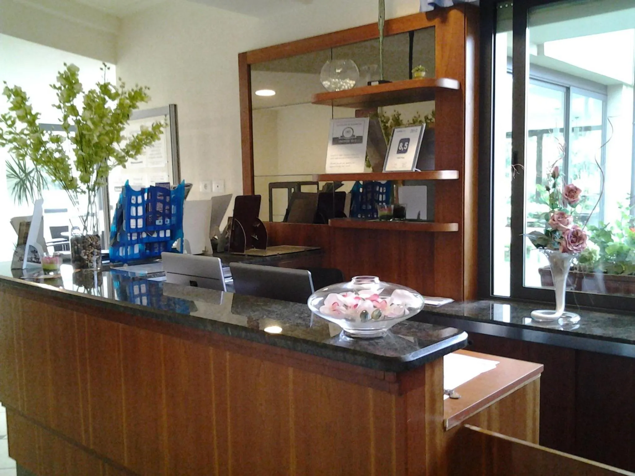 Lobby or reception in Hotel Flora