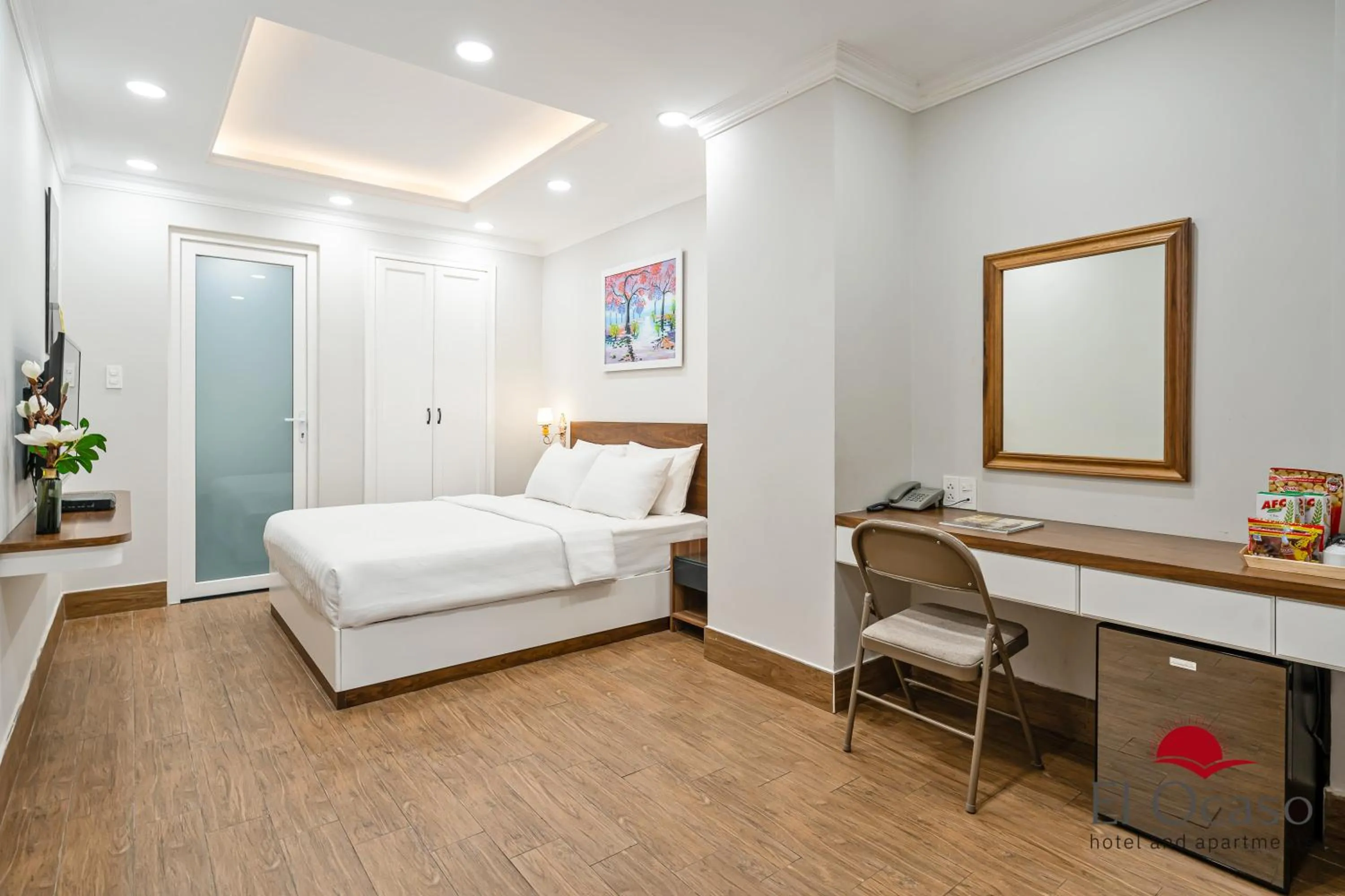 TV and multimedia, Bed in El Ocaso Hotel and Apartments