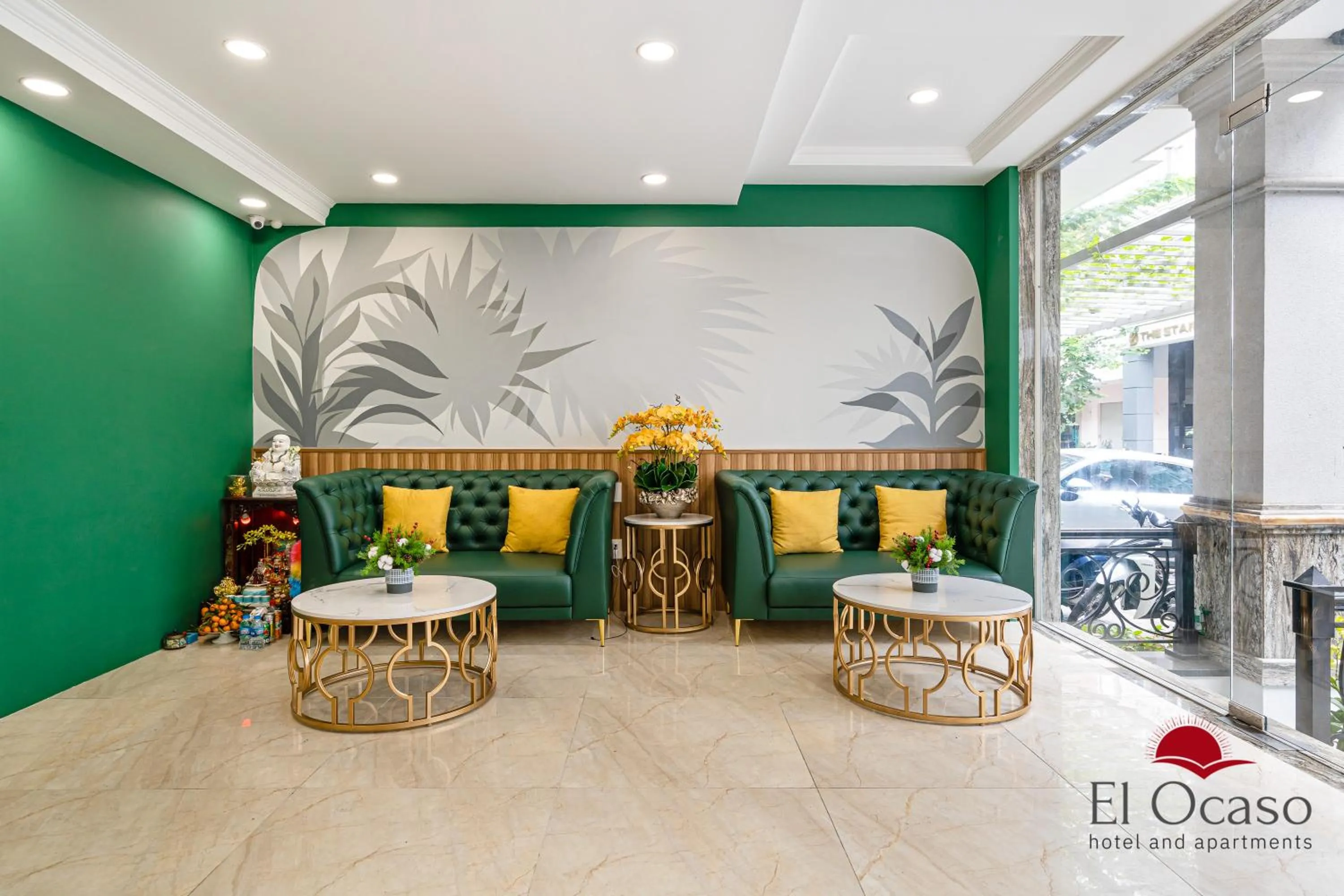 Lobby or reception in El Ocaso Hotel and Apartments