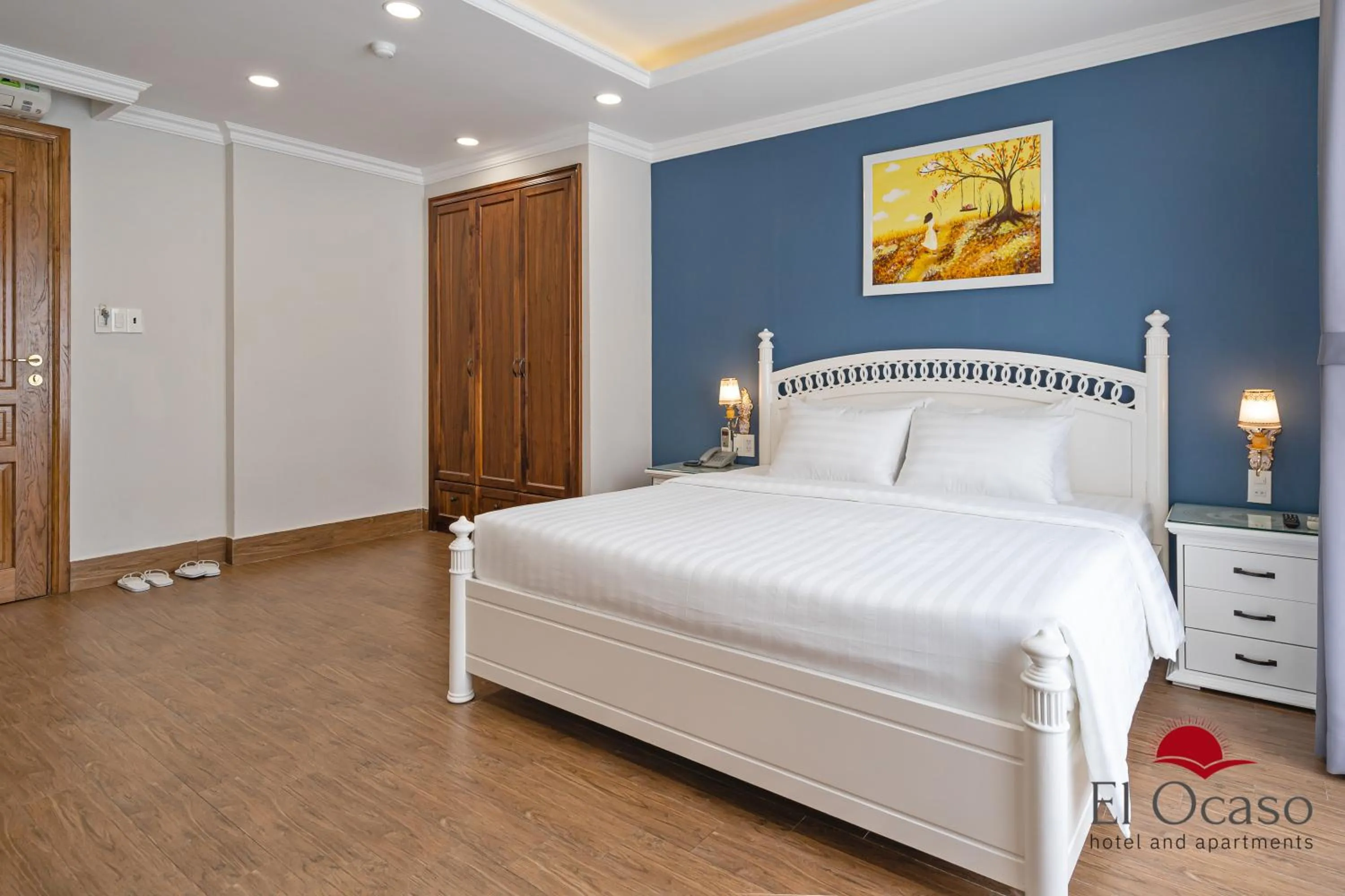 Bed in El Ocaso Hotel and Apartments