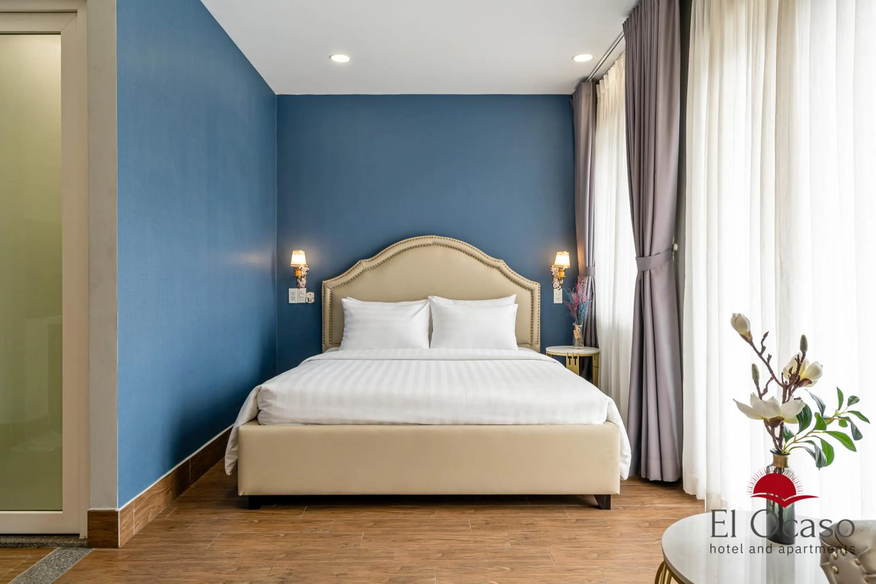 Bed in El Ocaso Hotel and Apartments