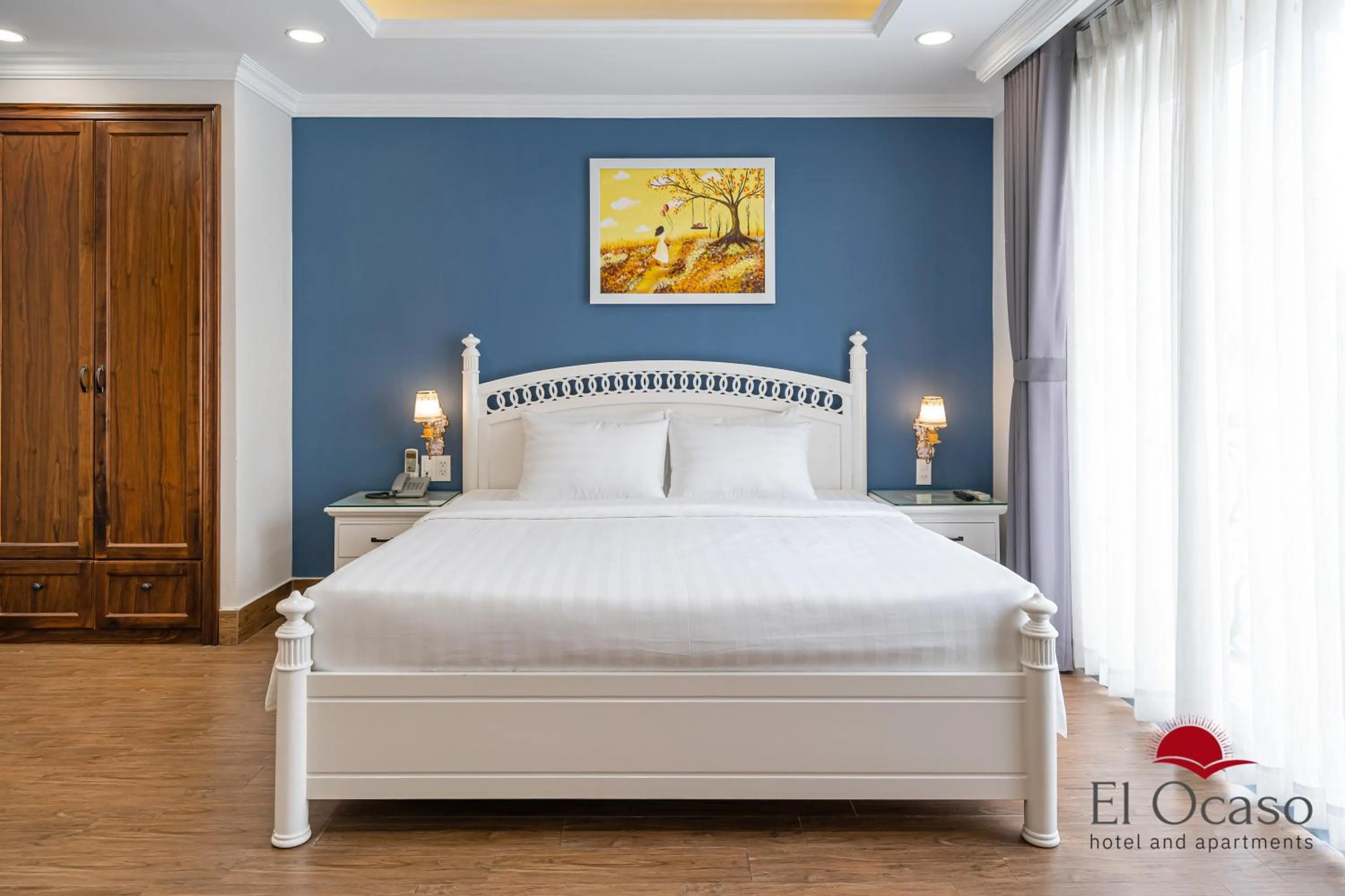 Bed in El Ocaso Hotel and Apartments