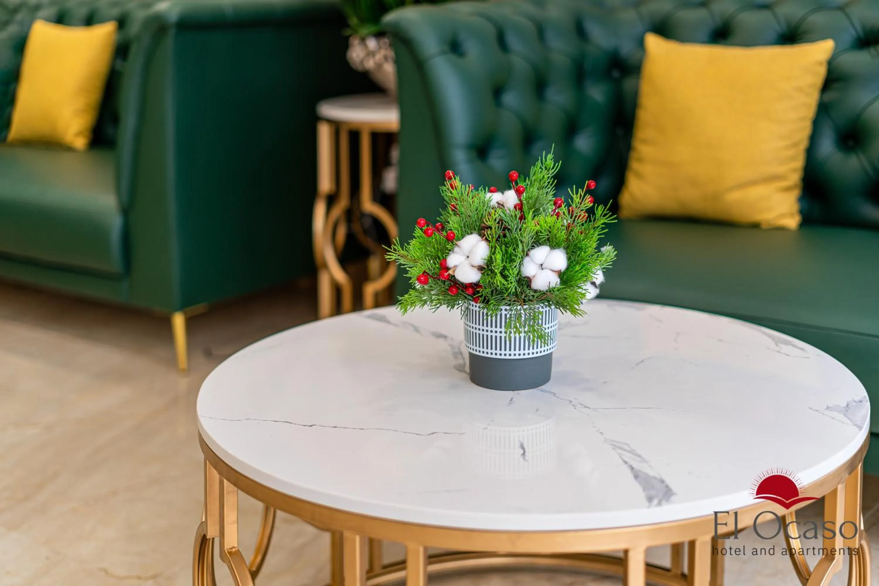 Living room in El Ocaso Hotel and Apartments