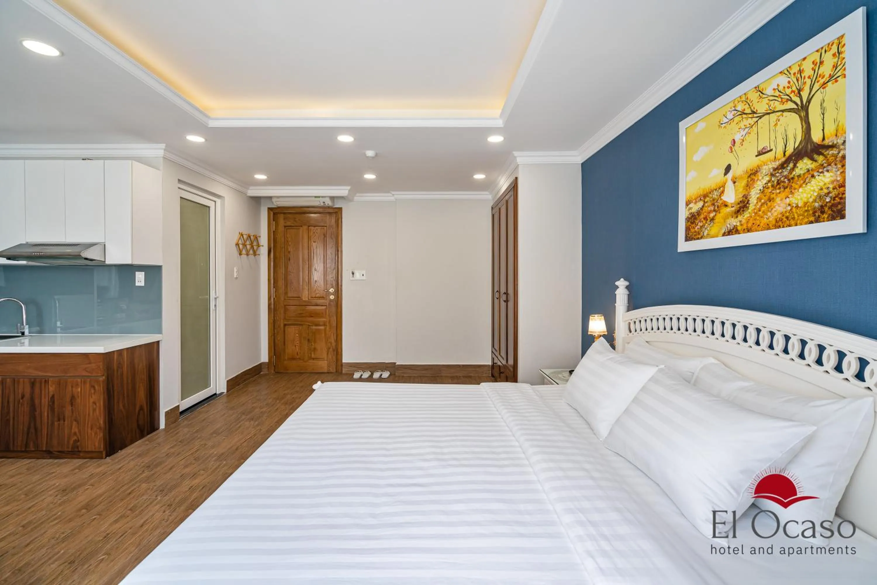 Bed in El Ocaso Hotel and Apartments