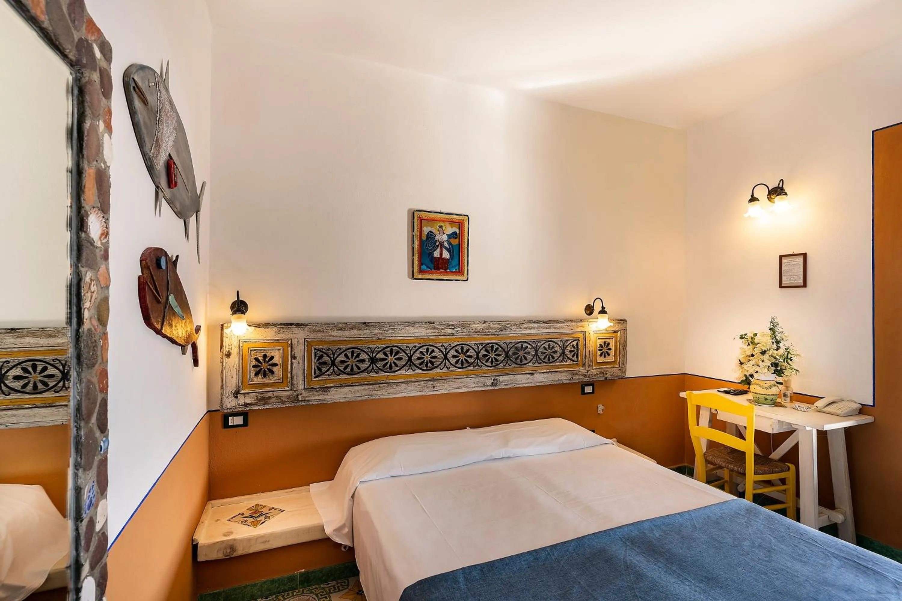 Bed in Hotel Mamma Santina