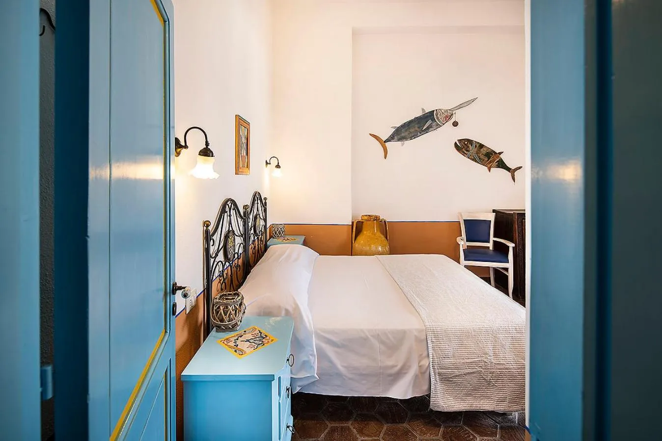 Bed in Hotel Mamma Santina