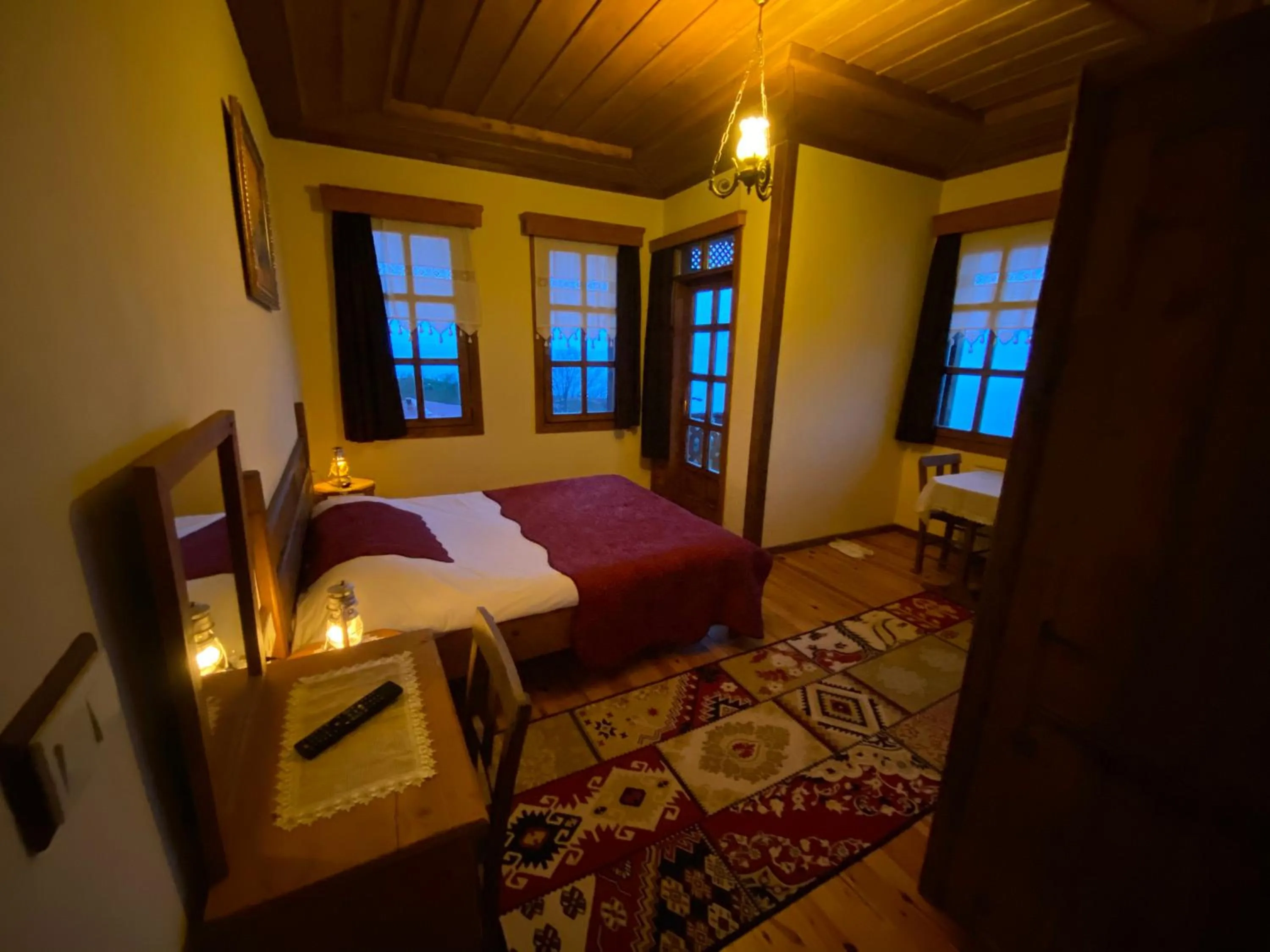 Bed in Kaf Dagi Konak Hotel