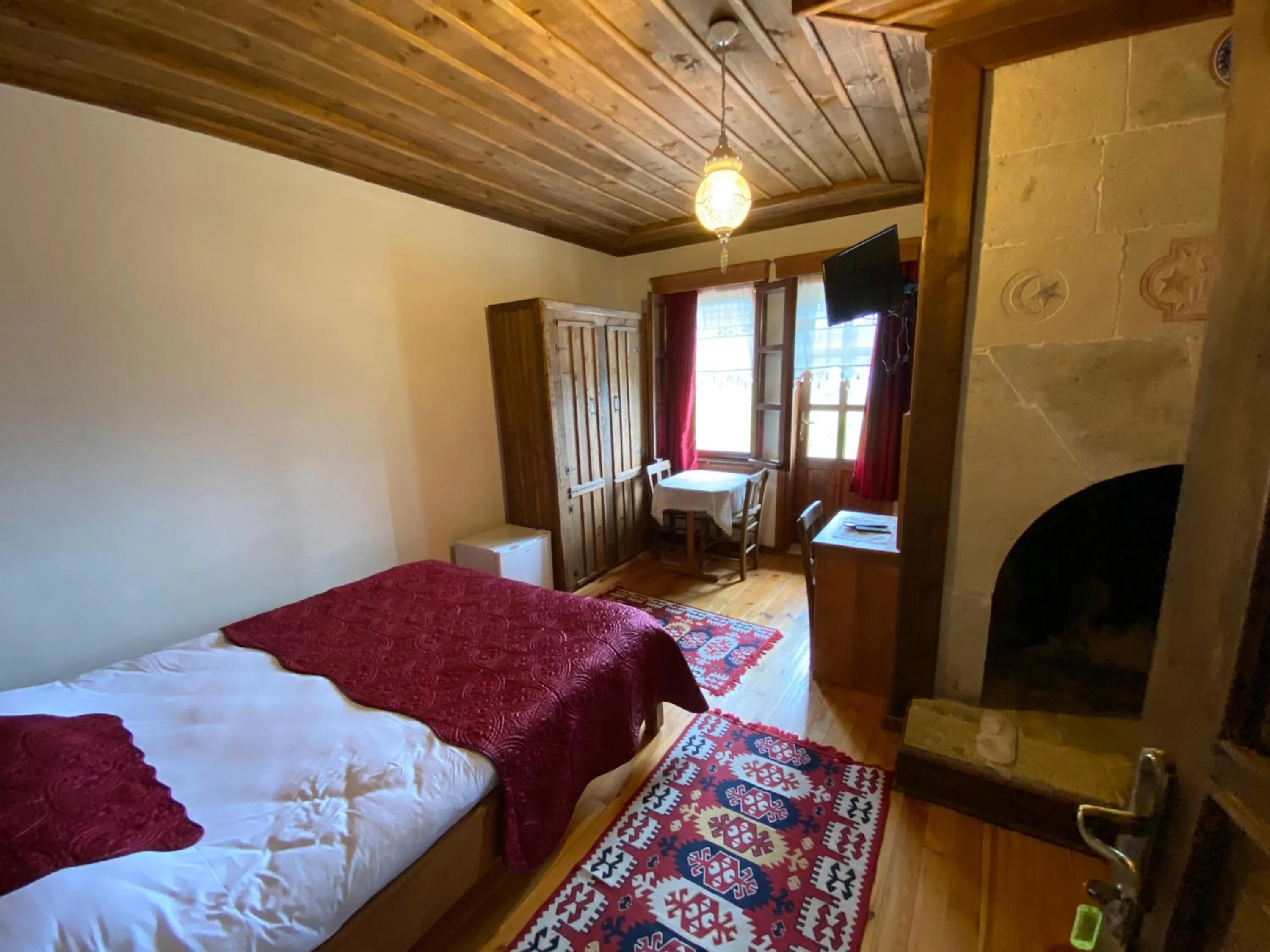 Bed in Kaf Dagi Konak Hotel