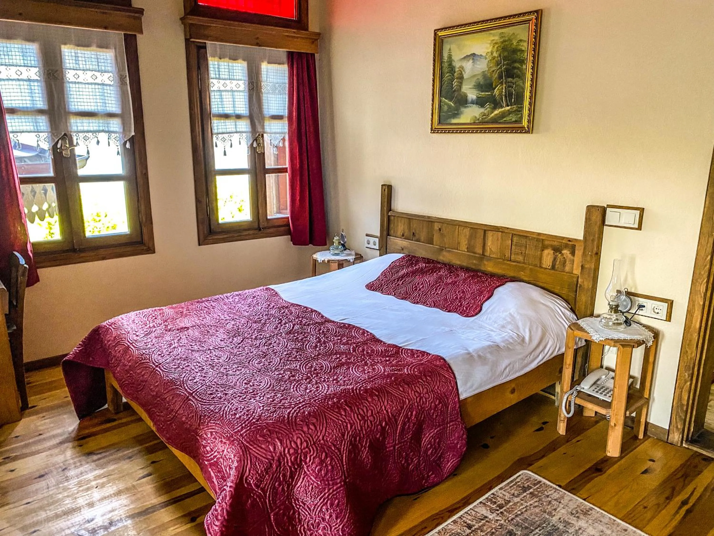 Bed in Kaf Dagi Konak Hotel