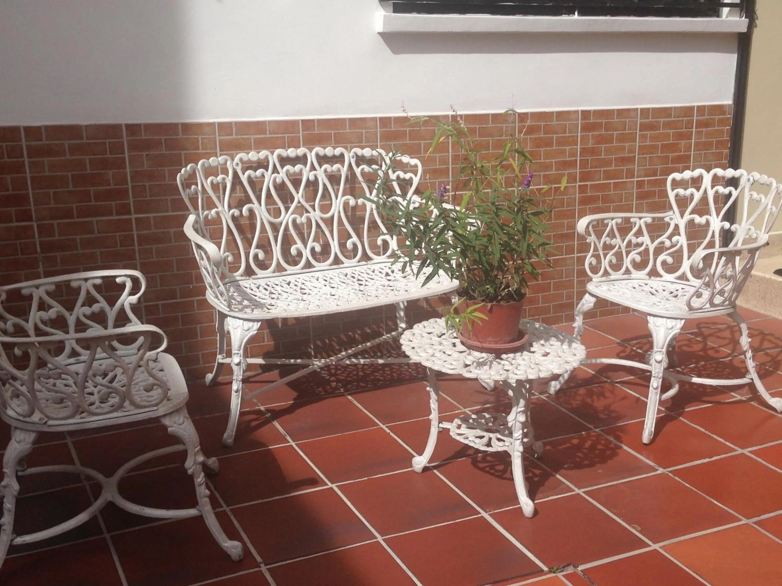 Patio in Hotel Mediterraneo Quito