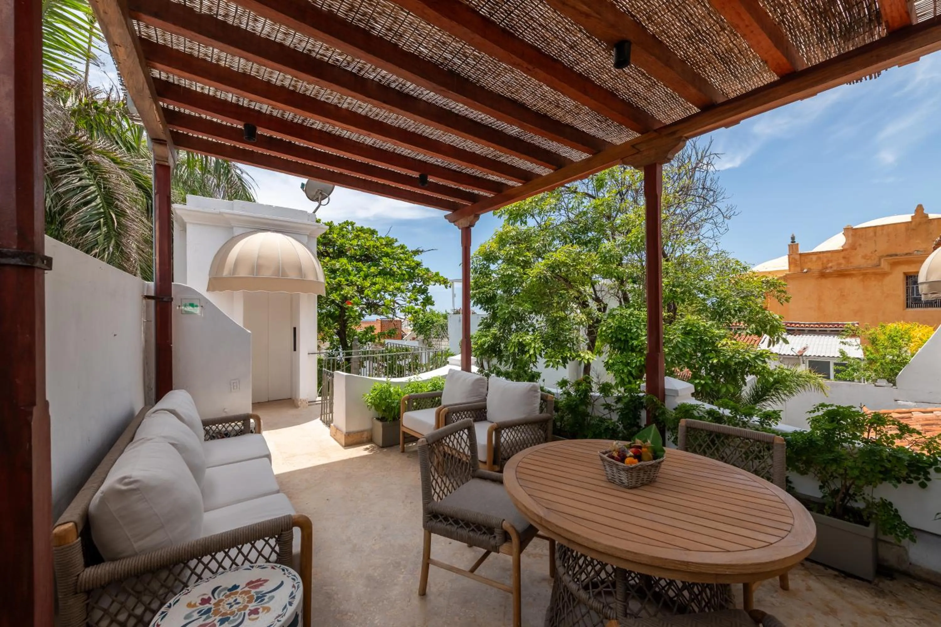 Balcony/Terrace in Casa Pestagua Relais Châteaux