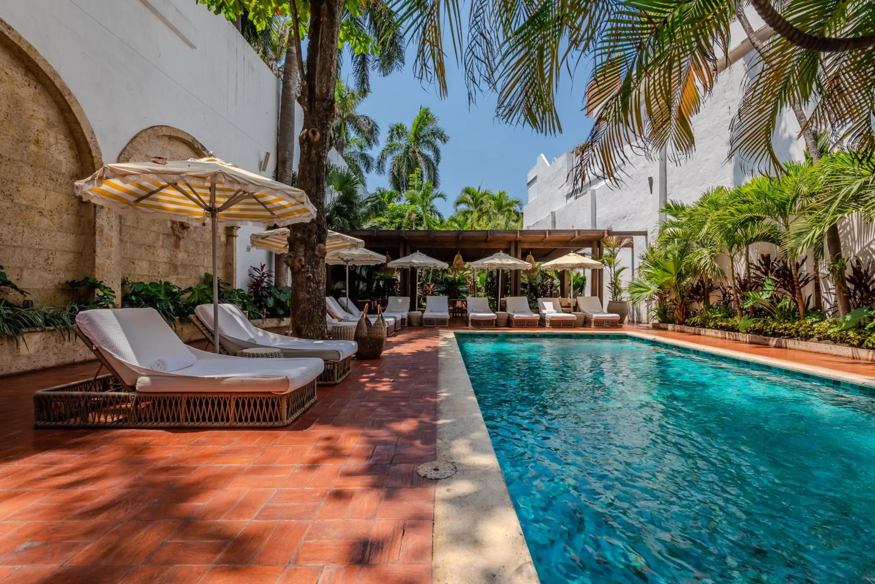 Pool view in Casa Pestagua Relais Châteaux