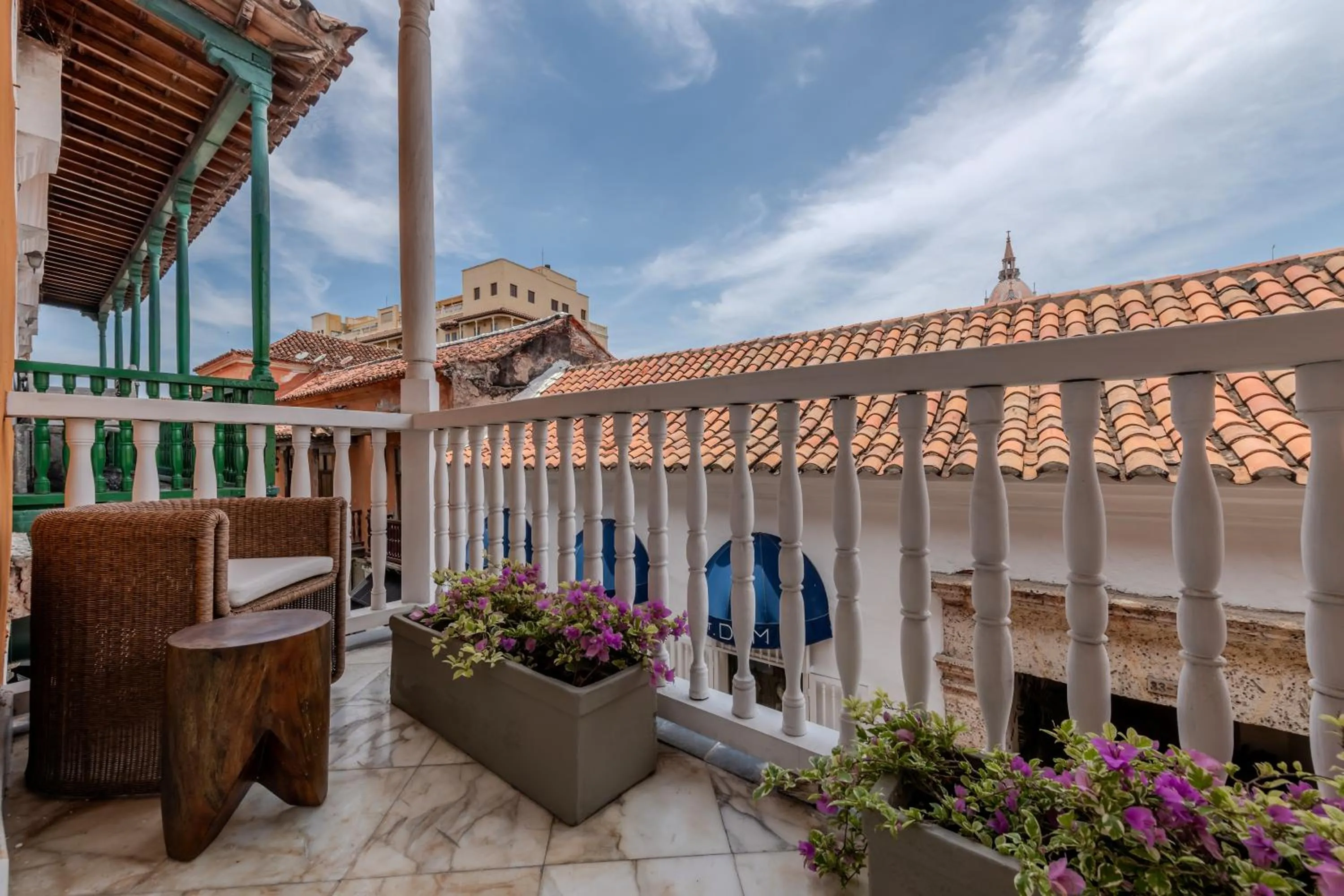 Balcony/Terrace in Casa Pestagua Relais Châteaux