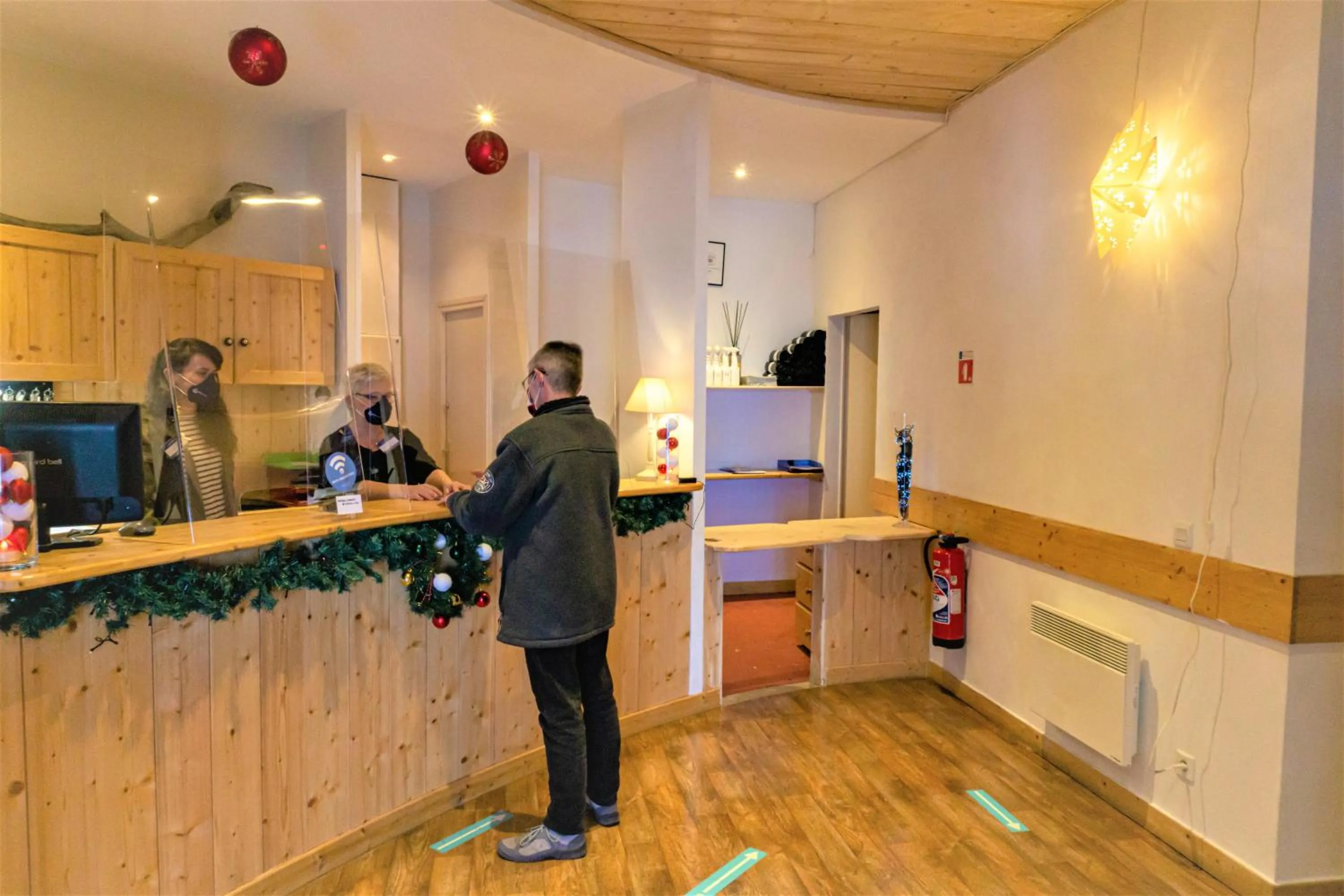 Lobby or reception in Résidence Goélia Les Terrasses du Corbier