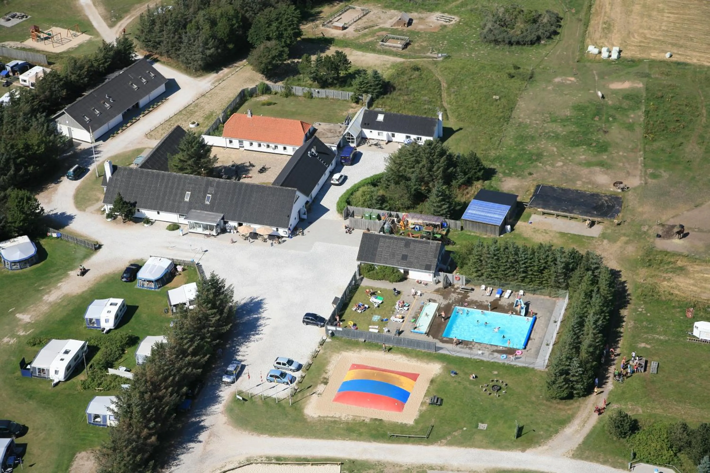 Facade/entrance in Gl. Klitgaard Camping & Cottages