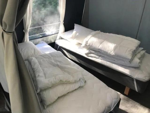 Bed in Gl. Klitgaard Camping & Cottages