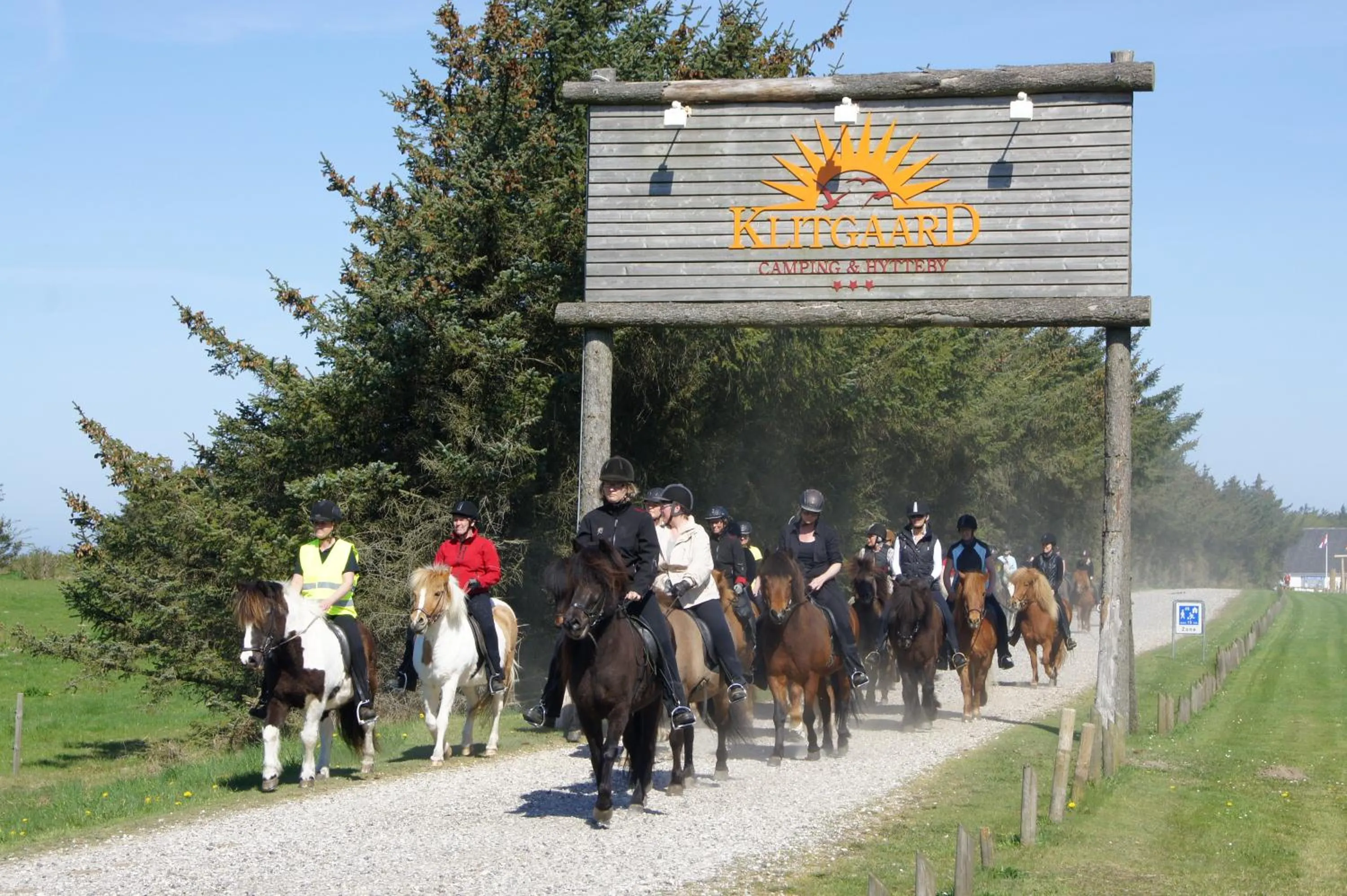 Horse-riding in Gl. Klitgaard Camping & Cottages