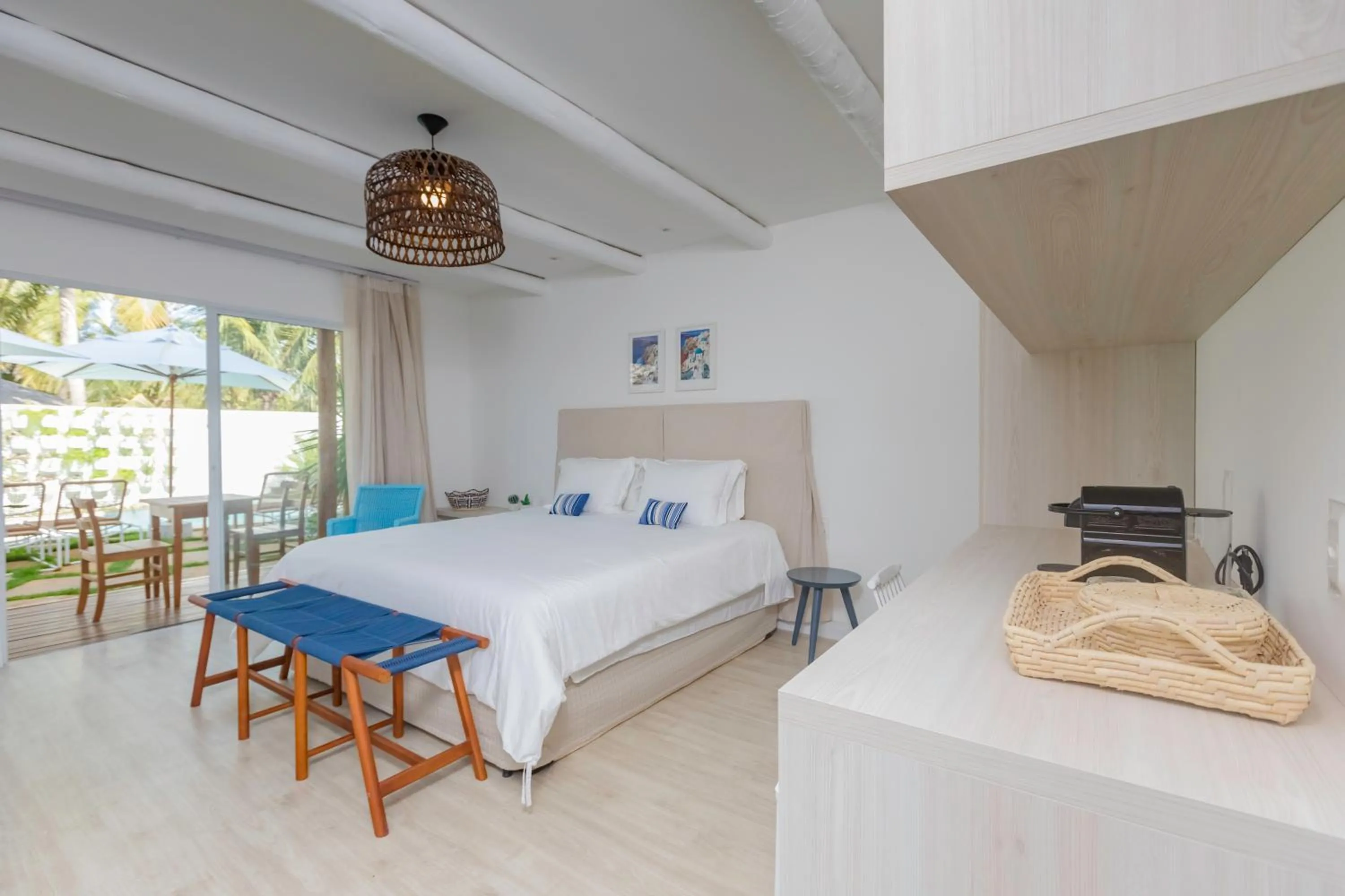 Bed in La Plage Hotel Boutique
