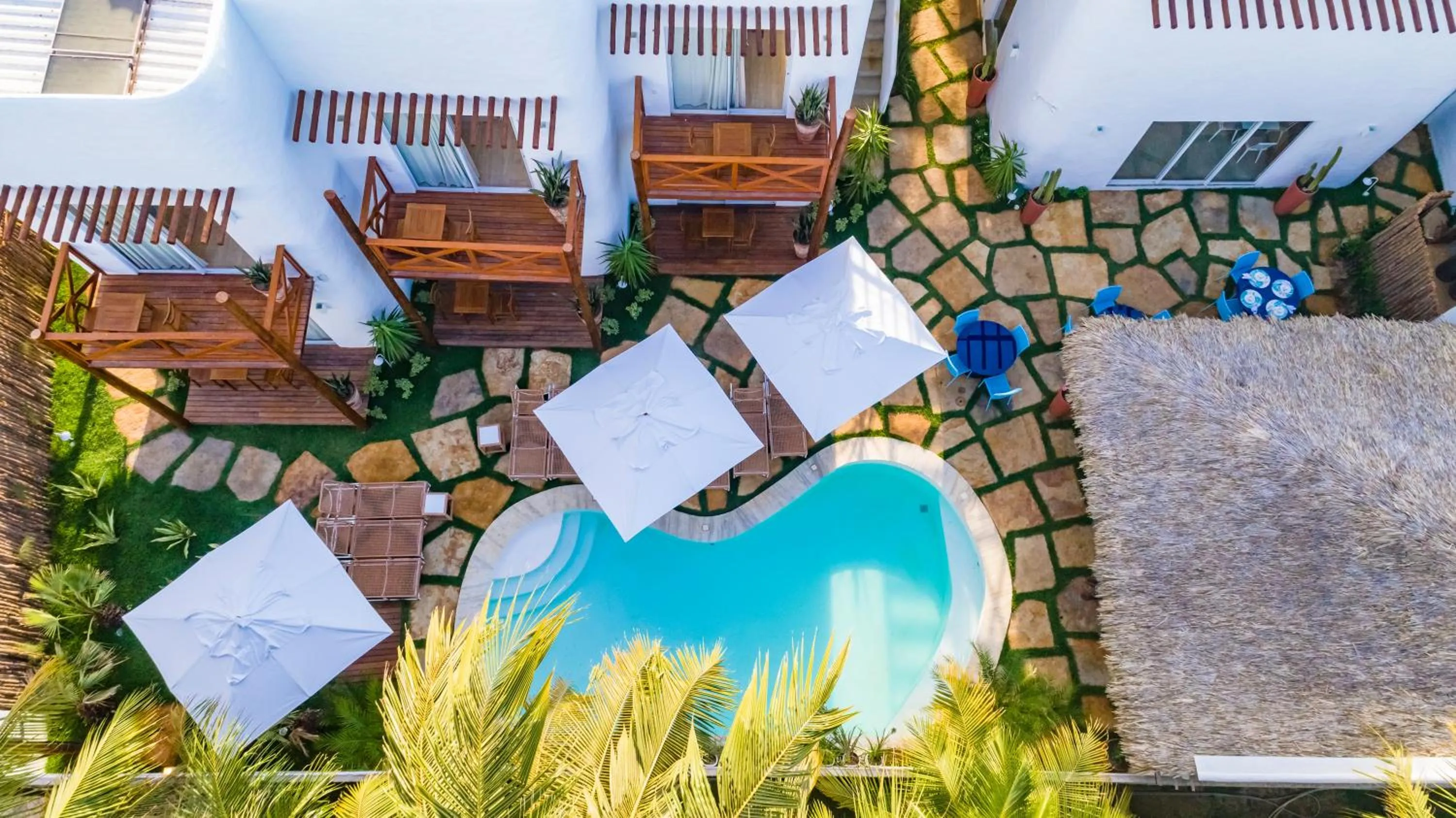 Swimming pool in La Plage Hotel Boutique