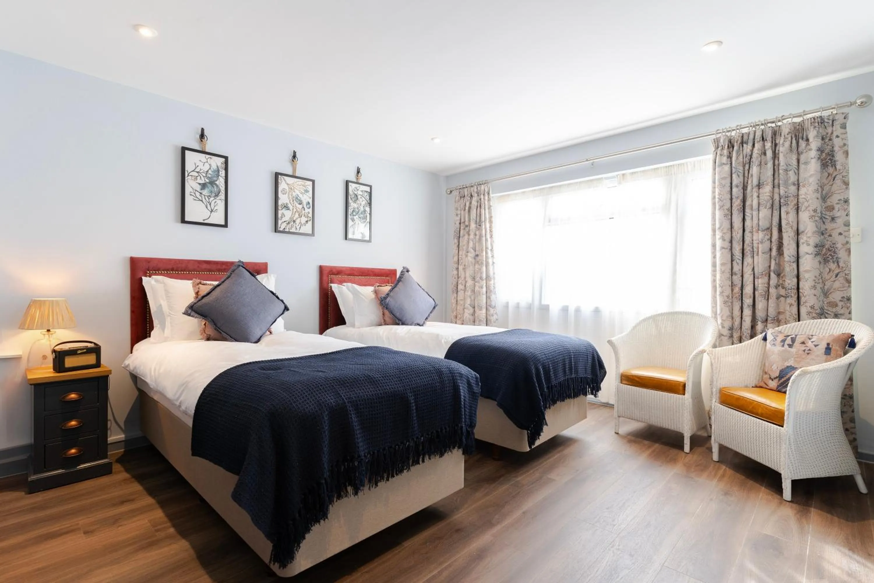 Bed in Port Gaverne Hotel