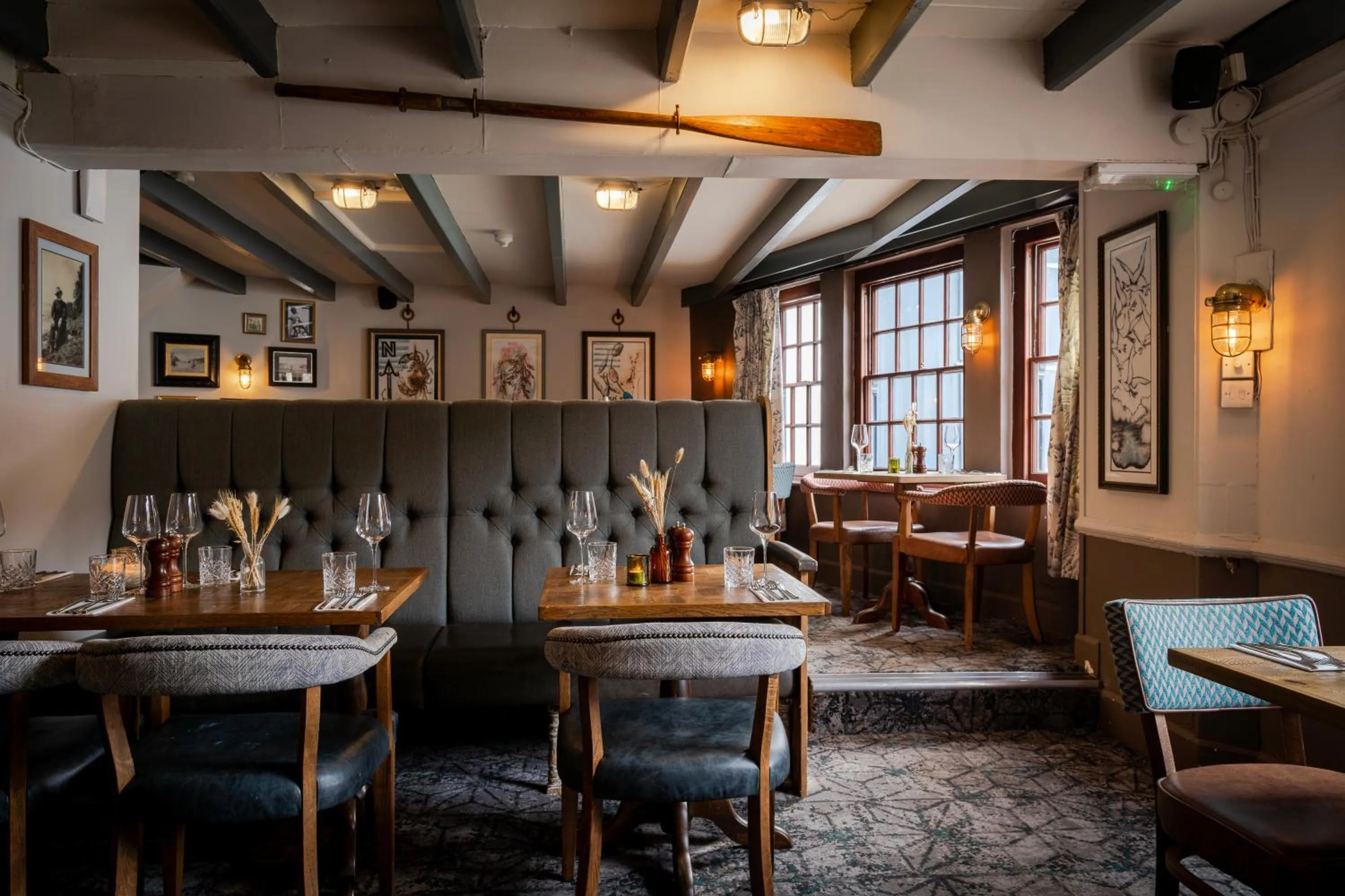 Restaurant/places to eat in Port Gaverne Hotel